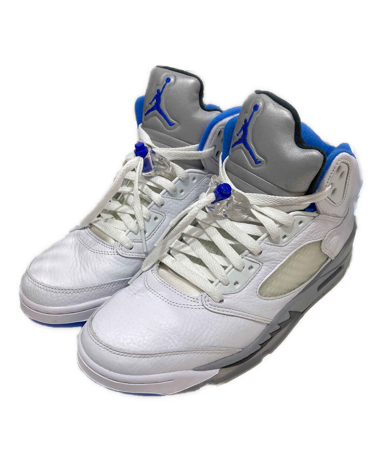 中古・古着通販】NIKE (ナイキ) AIR JORDAN 5 RETRO ホワイト×ブルー 