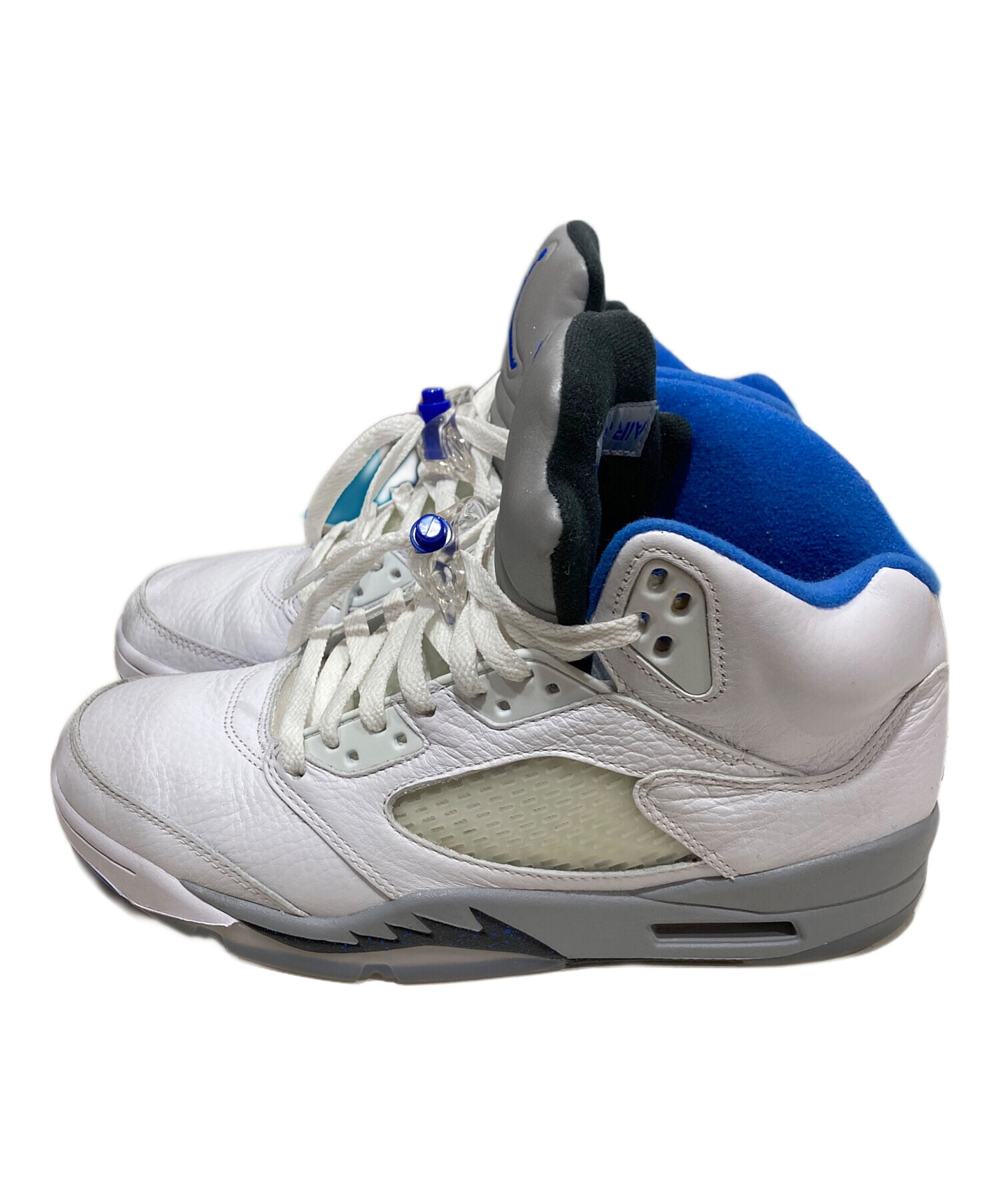 中古・古着通販】NIKE (ナイキ) AIR JORDAN 5 RETRO ホワイト×ブルー 