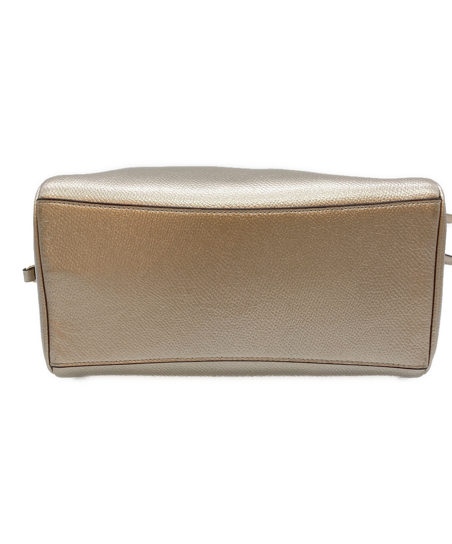 中古・古着通販】COACH (コーチ) 2WAYバッグ シャンパンゴールド 