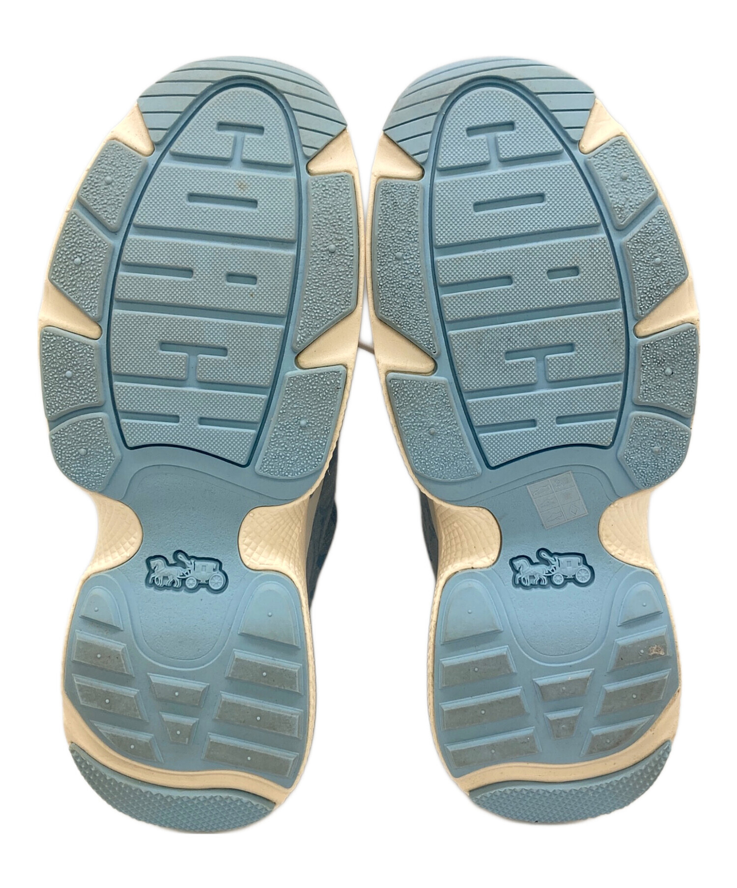 中古・古着通販】COACH (コーチ) スニーカー ブルー サイズ:23.0