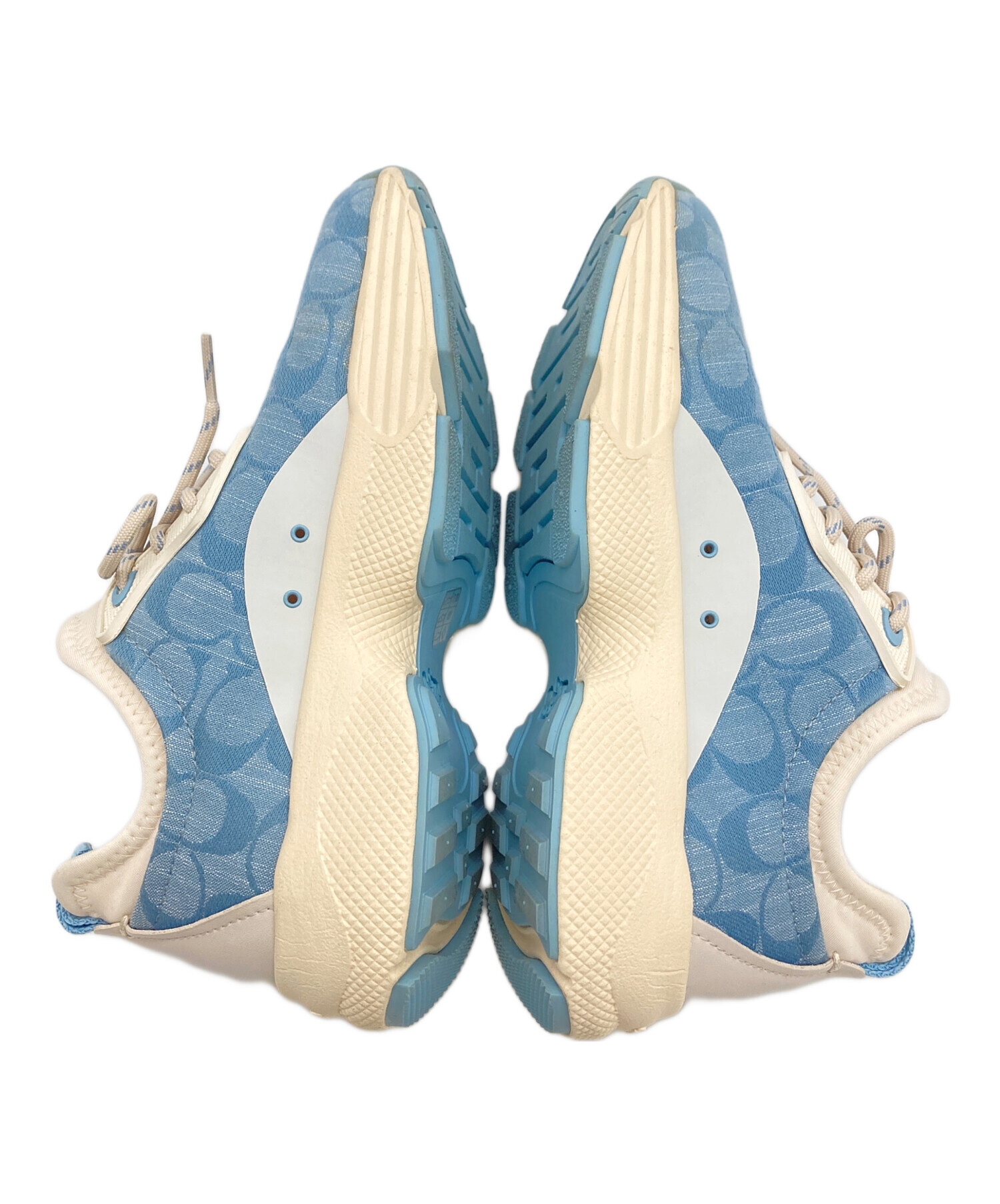 中古・古着通販】COACH (コーチ) スニーカー ブルー サイズ:23.0