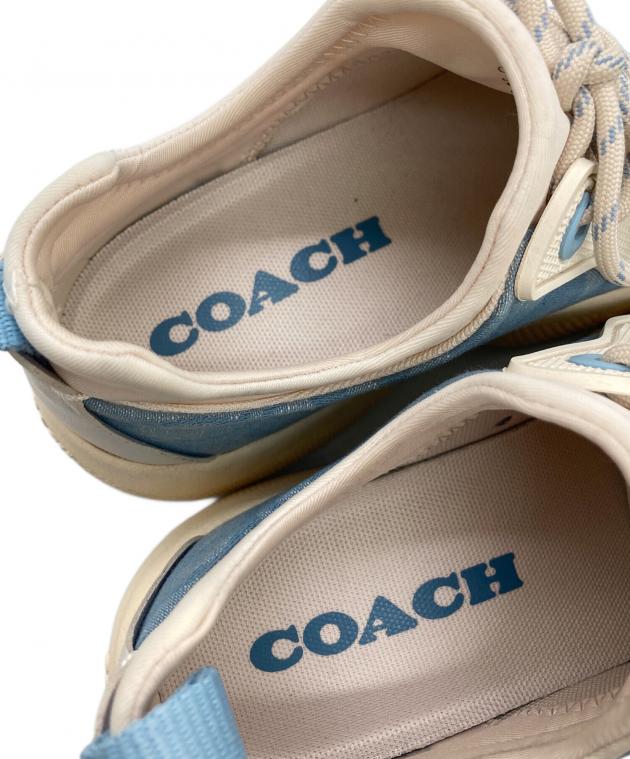 中古・古着通販】COACH (コーチ) スニーカー ブルー サイズ:23.0