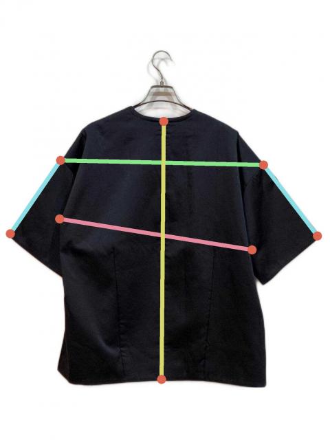 中古・古着通販】CLANE (クラネ) PADDED SATIN TOPS ブラック サイズ:S