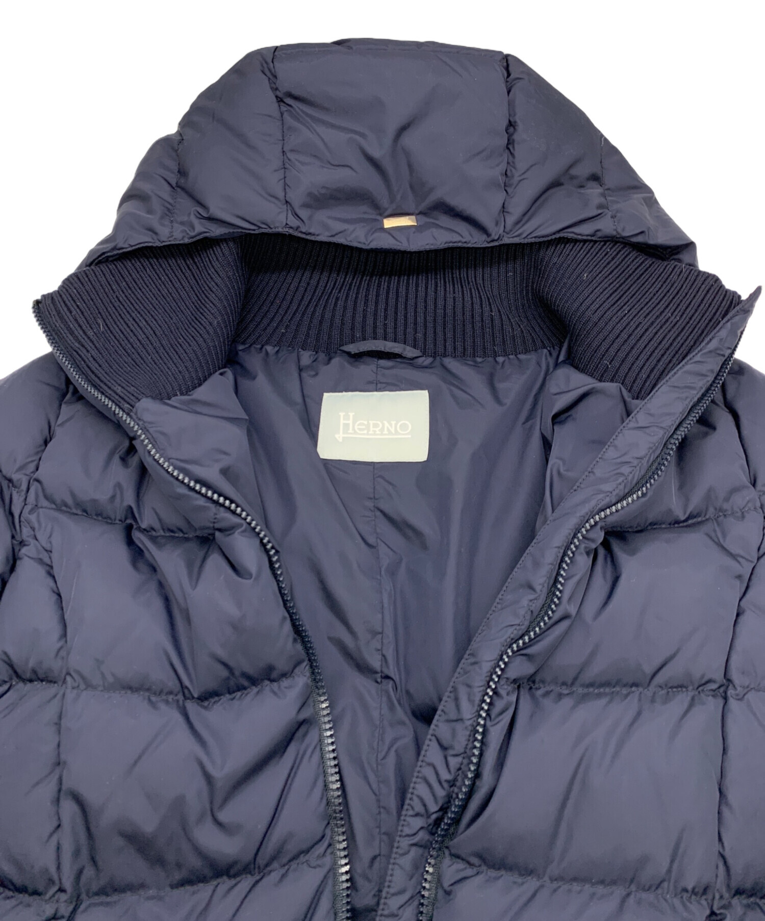 中古・古着通販】HERNO (ヘルノ) 中綿コート ネイビー サイズ:14A 