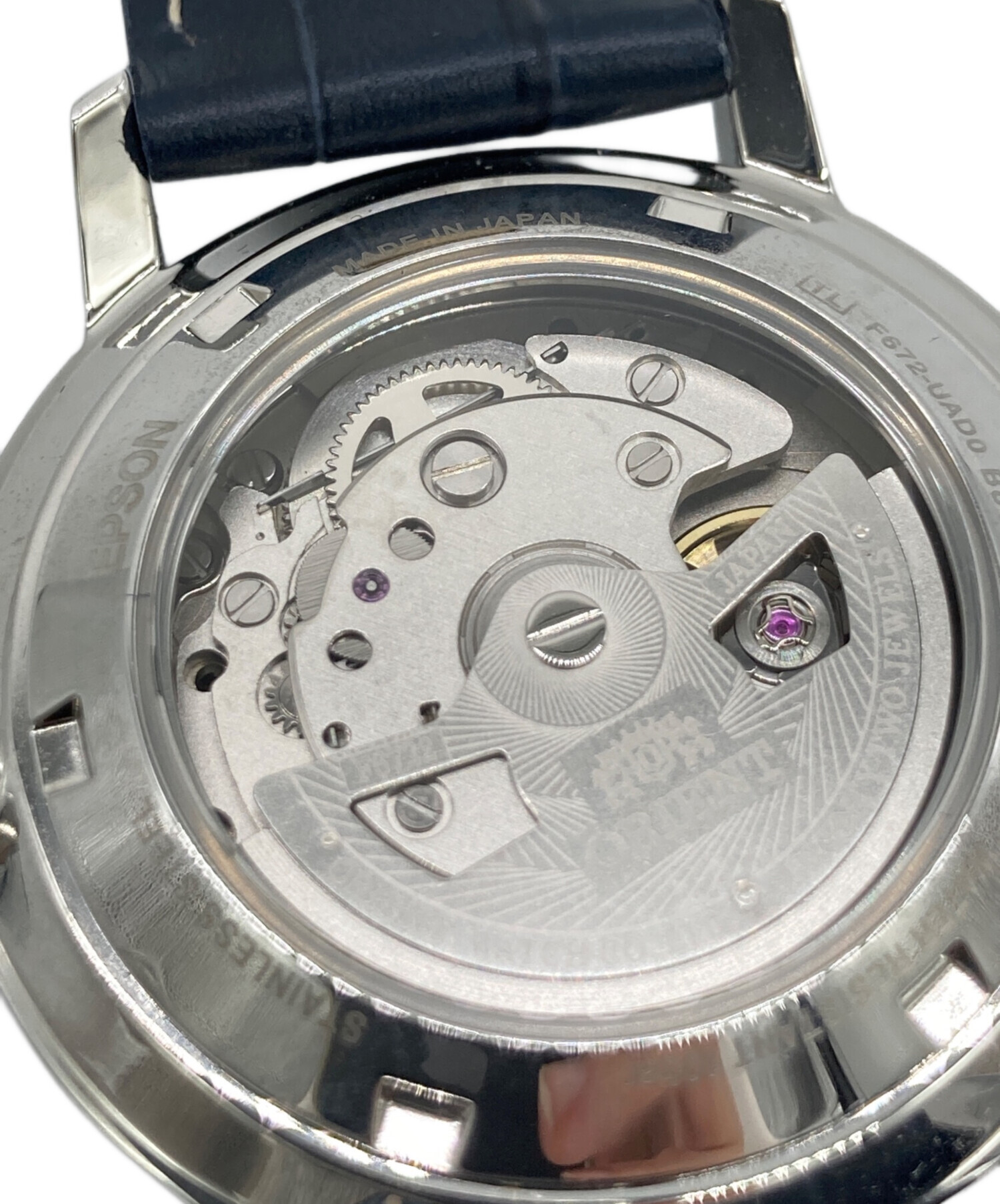 【人気セール，定番人気】 動作未確認　ORIENT オリエント 5FM5B4-30 ブレイン べっ甲 QZ アイボリー文字盤 レディース腕時計