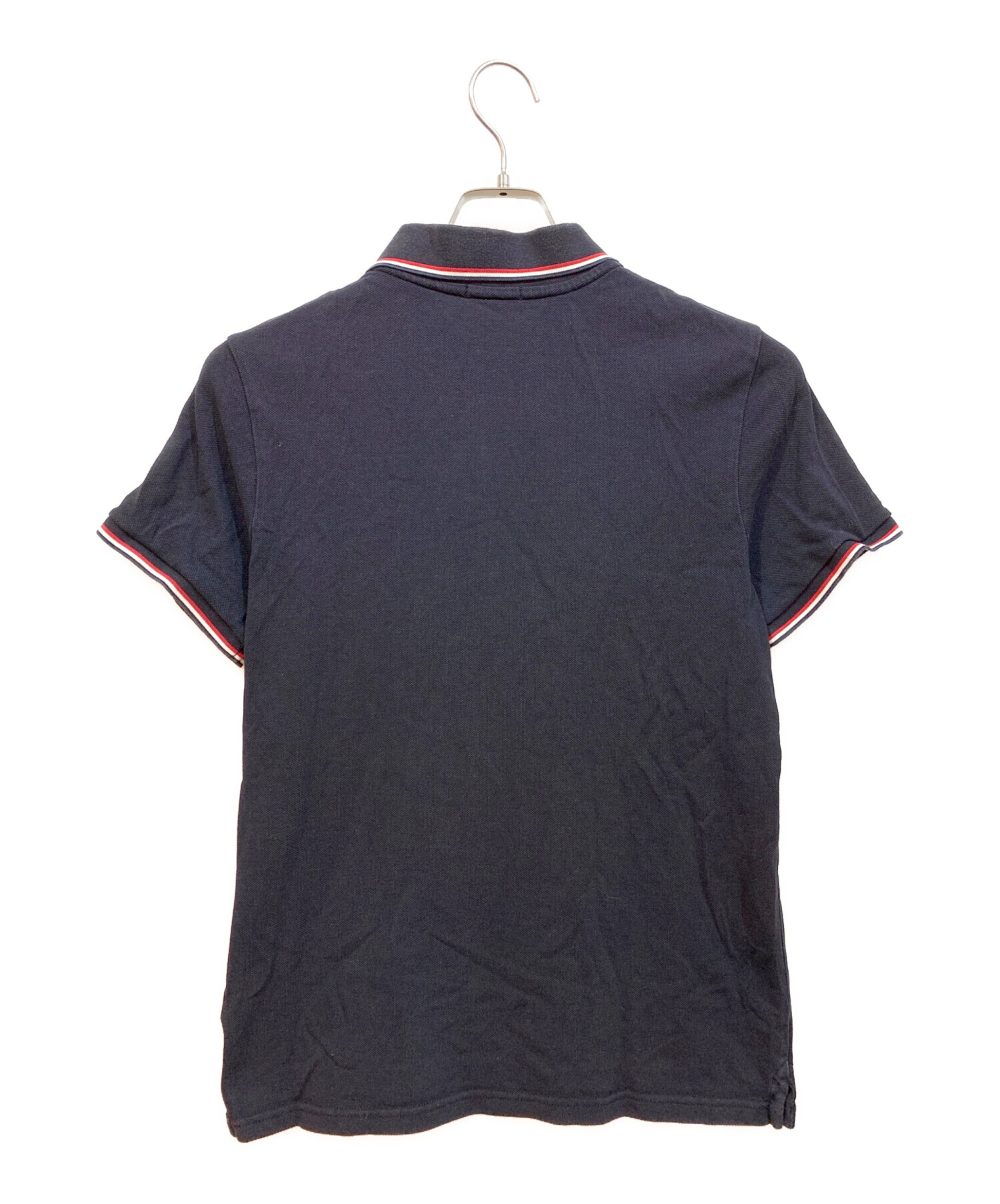 定番★ MONCLER ポロシャツ　ネイビー　サイズS　国内正規品 3S505 定番☆ MONCLER ポロシャツ ネイビー サイズS 国内正規品 3S505