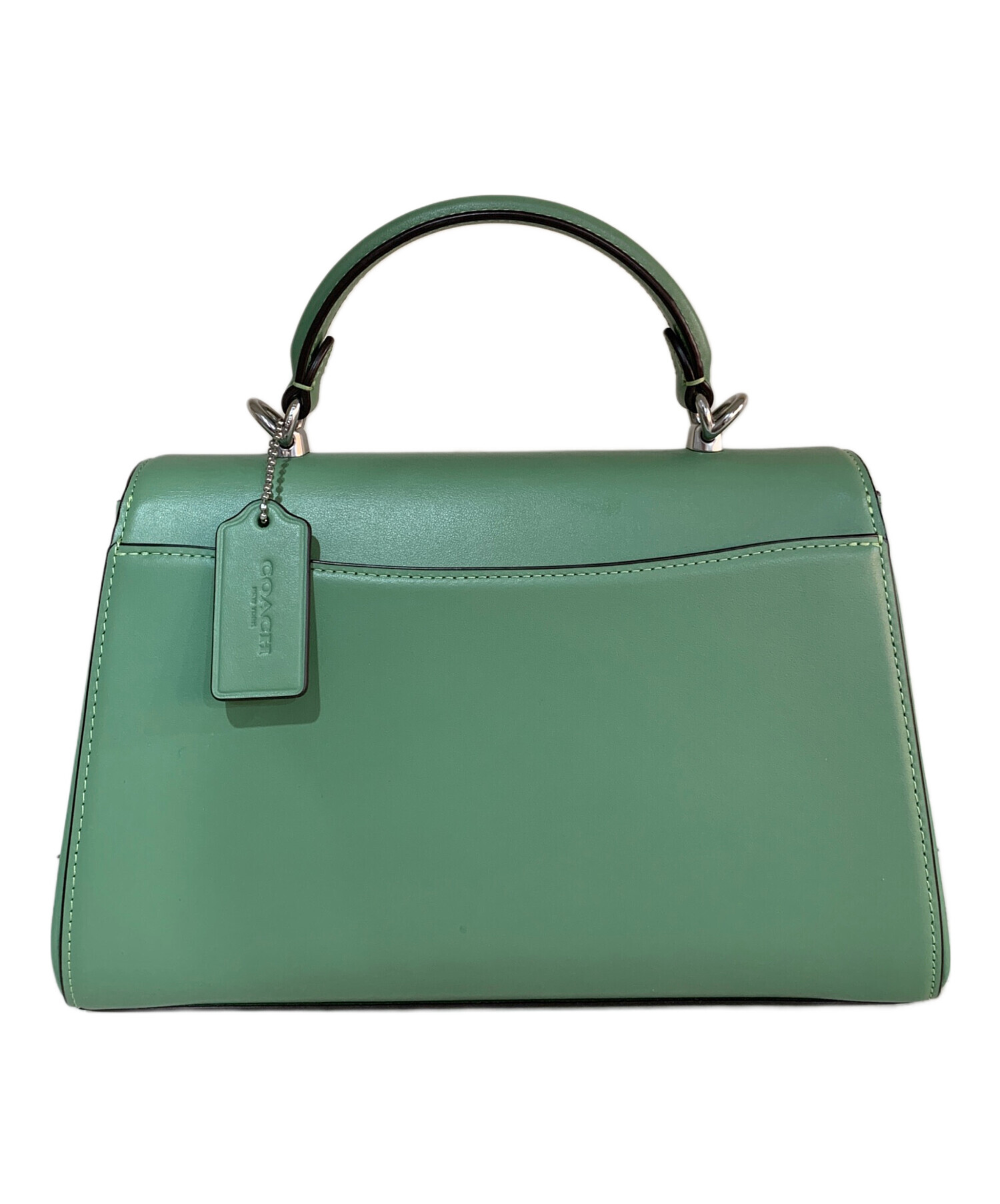 COACH コーチ 2way ソフトタビー ショルダー ハンドバッグ グリーン オンライン 通販ファッション - COACH コーチ 2way ソフトタビー