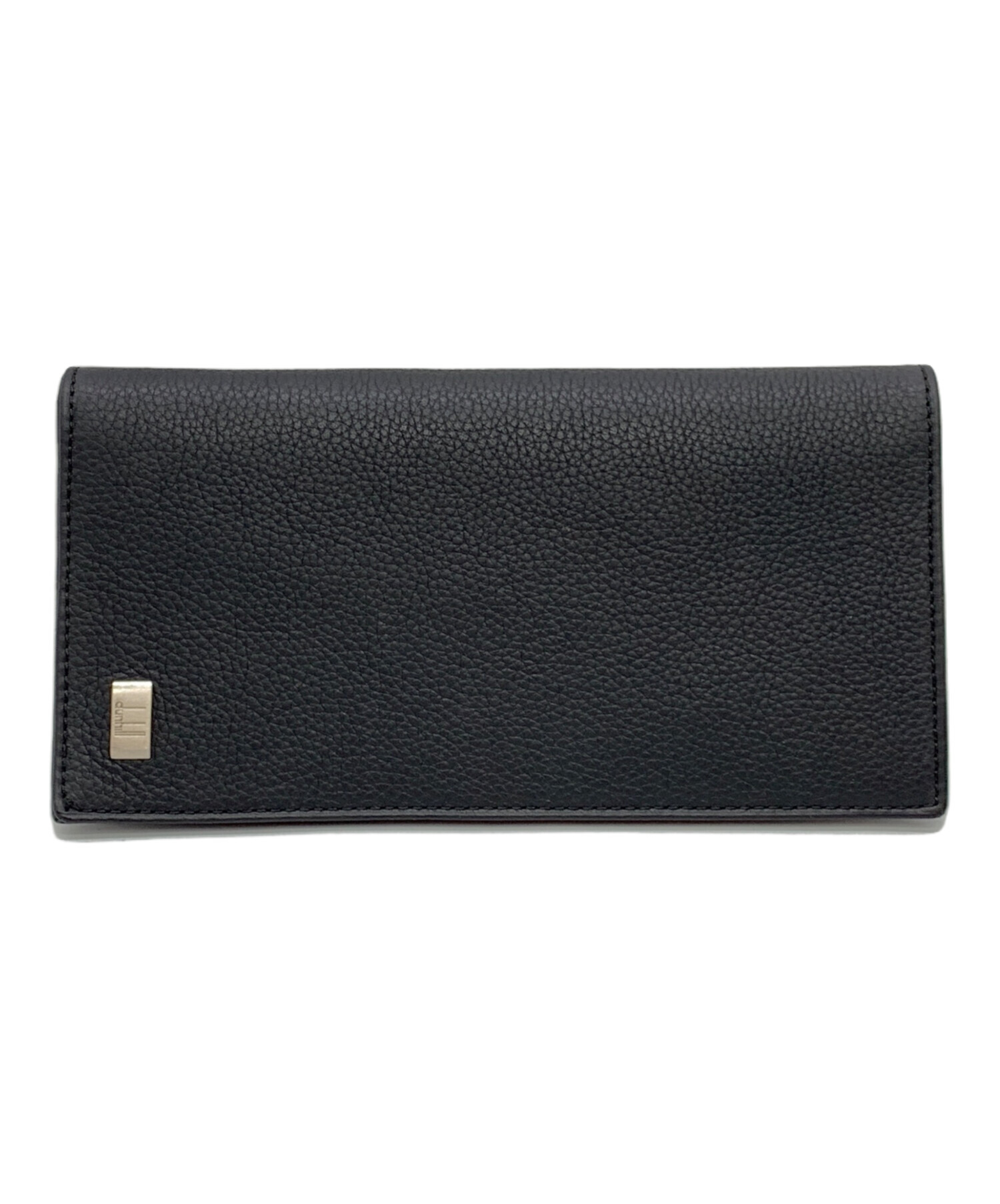 ダンヒル長財布 中古品 送料無料 未使用品 ダンヒル dunhill 長財布 折財布 黒 本革 札入れ 未使用