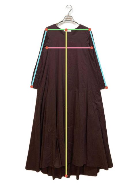中古・古着通販】MARIHA (マリハ) 花園のドレスワンピース ブラウン