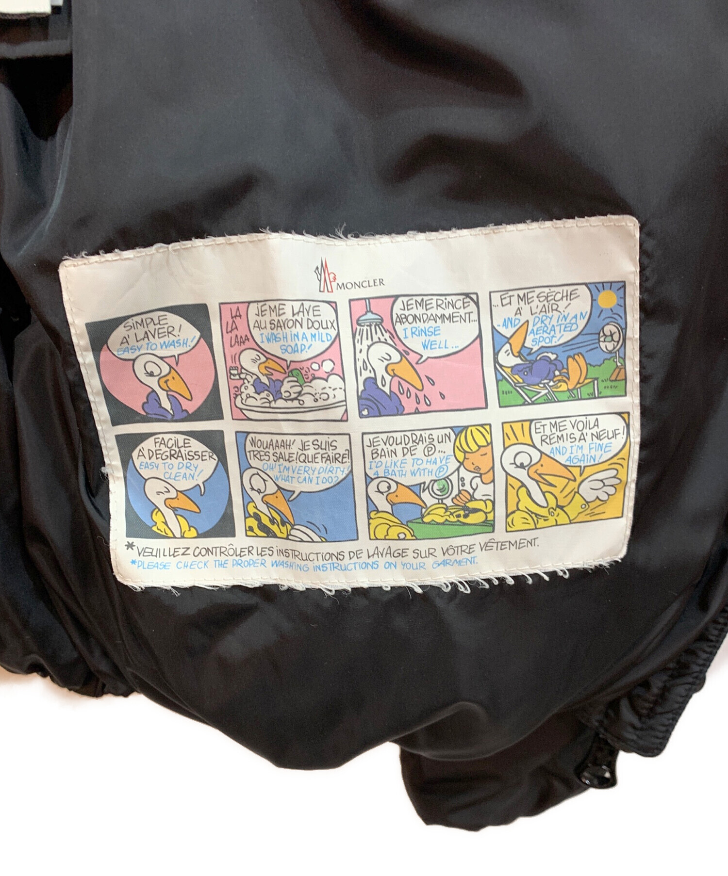 中古・古着通販】MONCLER (モンクレール) CHERY GIUBBOTTO ブラック