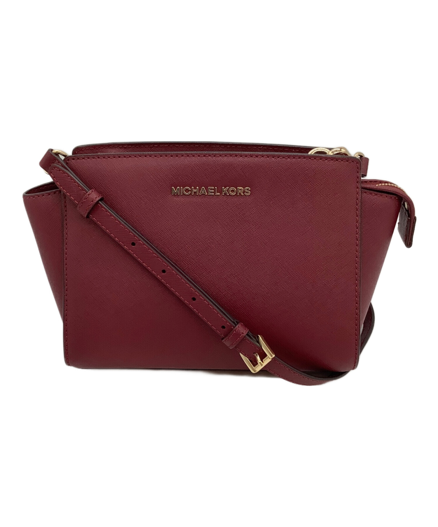 【ほぼ未使用】MICHAEL KORS ショルダーバッグ ボルドー MICHAEL KORS - 【ほぼ未使用】MICHAEL KORS ショルダーバッグ