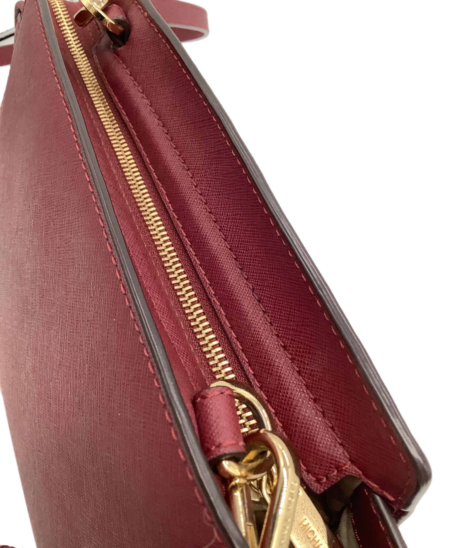 【ほぼ未使用】MICHAEL KORS ショルダーバッグ ボルドー MICHAEL KORS - 【ほぼ未使用】MICHAEL KORS ショルダーバッグ