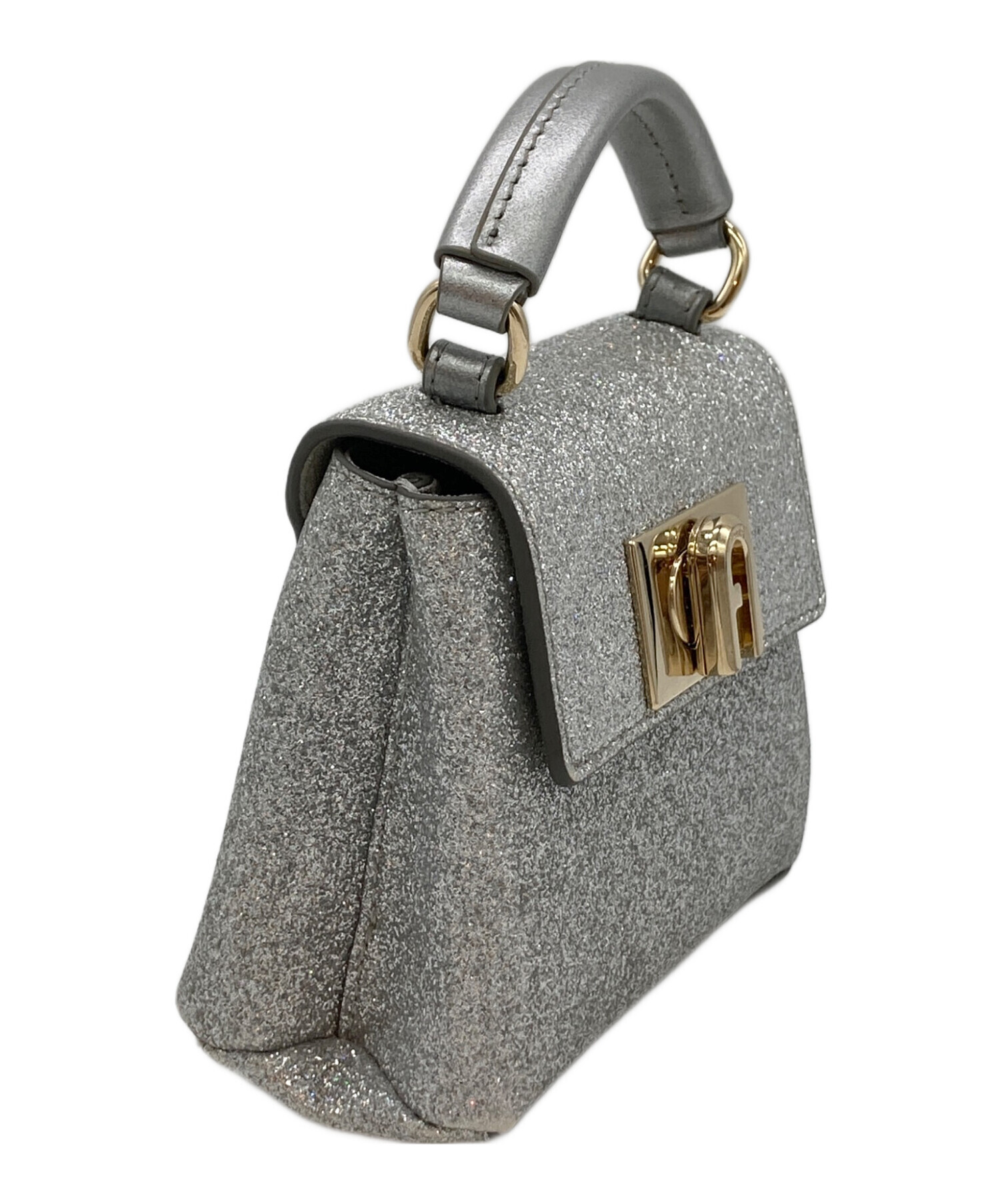 中古・古着通販】FURLA (フルラ) 2WAYミニバッグ シルバー｜ブランド 