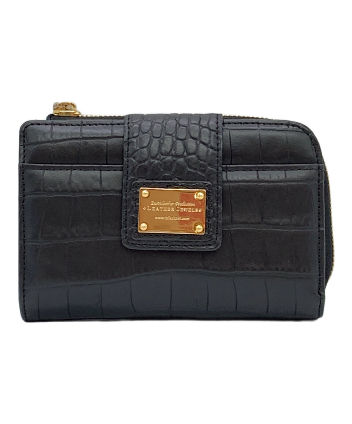 中古・古着通販】LEATHER JEWELS (レザージュエルズ) クロコ型押し財布 