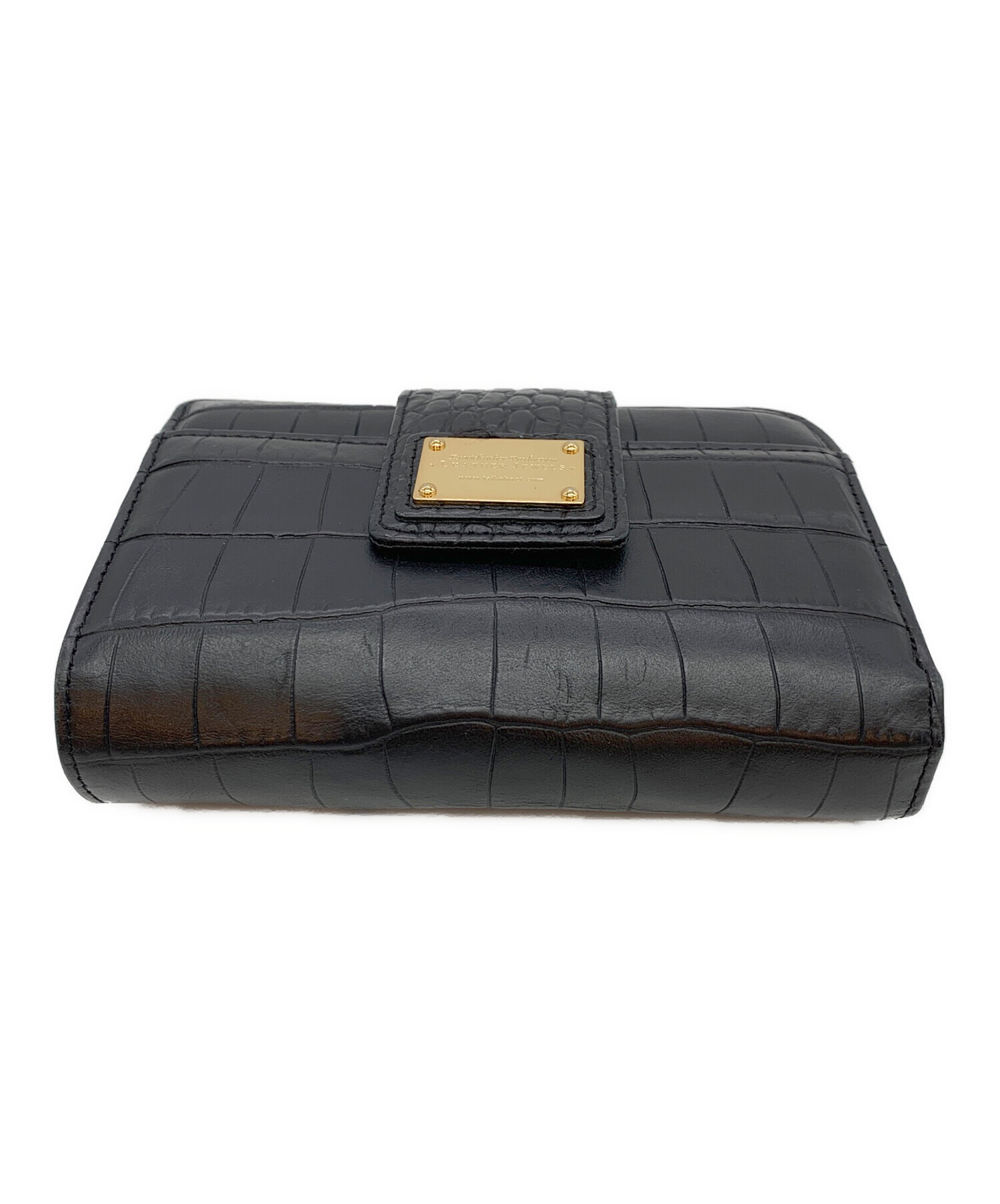 中古・古着通販】LEATHER JEWELS (レザージュエルズ) クロコ型押し財布 