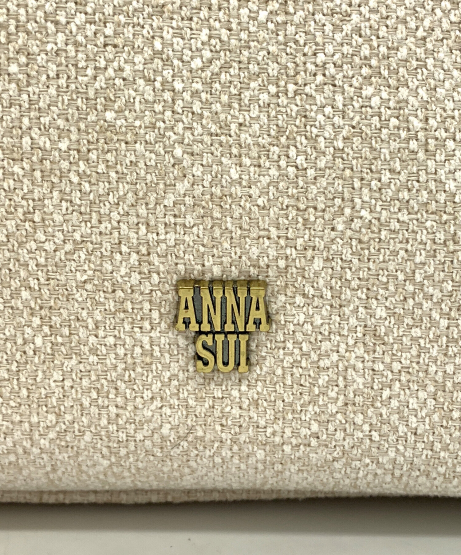 中古・古着通販】ANNA SUI (アナスイ) ディア ハンドバッグ アイボリー 