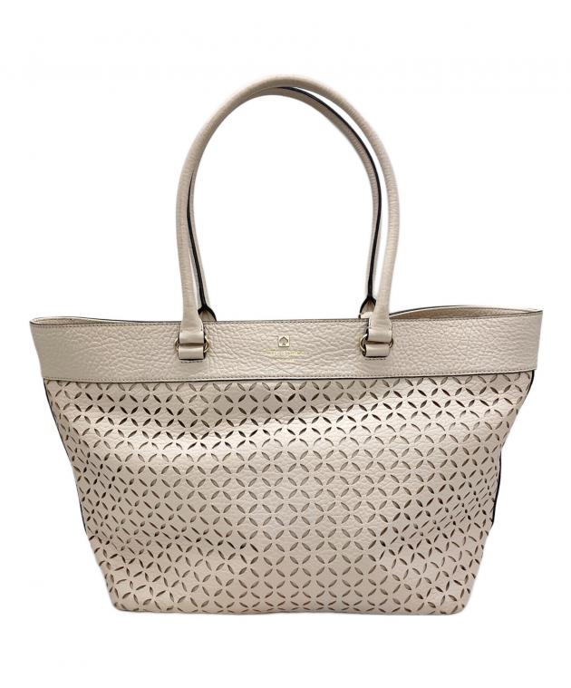 【未使用】kate spade ホワイト トートバッグ 中古・古着通販】Kate Spade (ケイトスペード) トートバッグ ホワイト