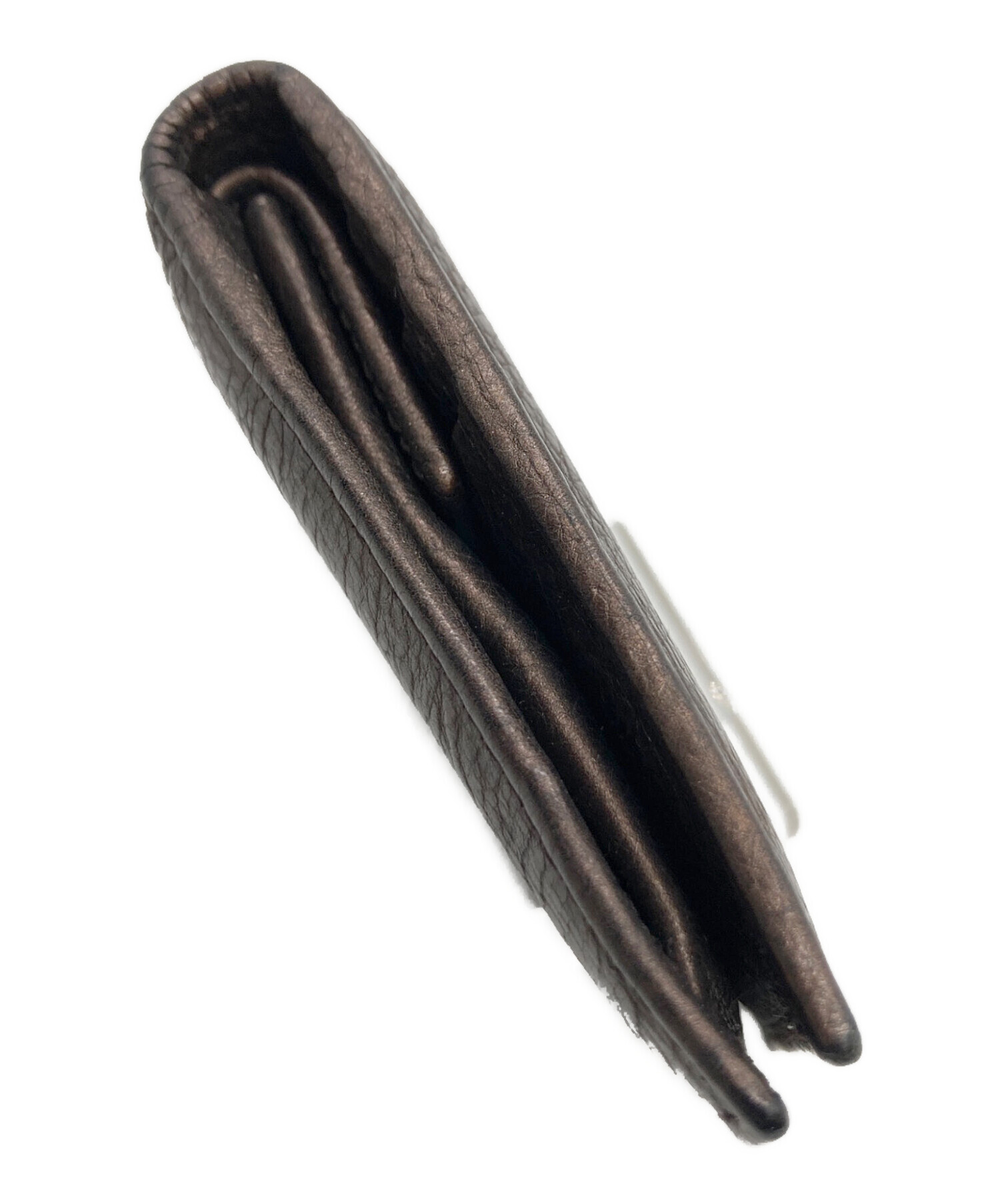 中古・古着通販】PRADA (プラダ) 2つ折り財布 ブラウン｜ブランド