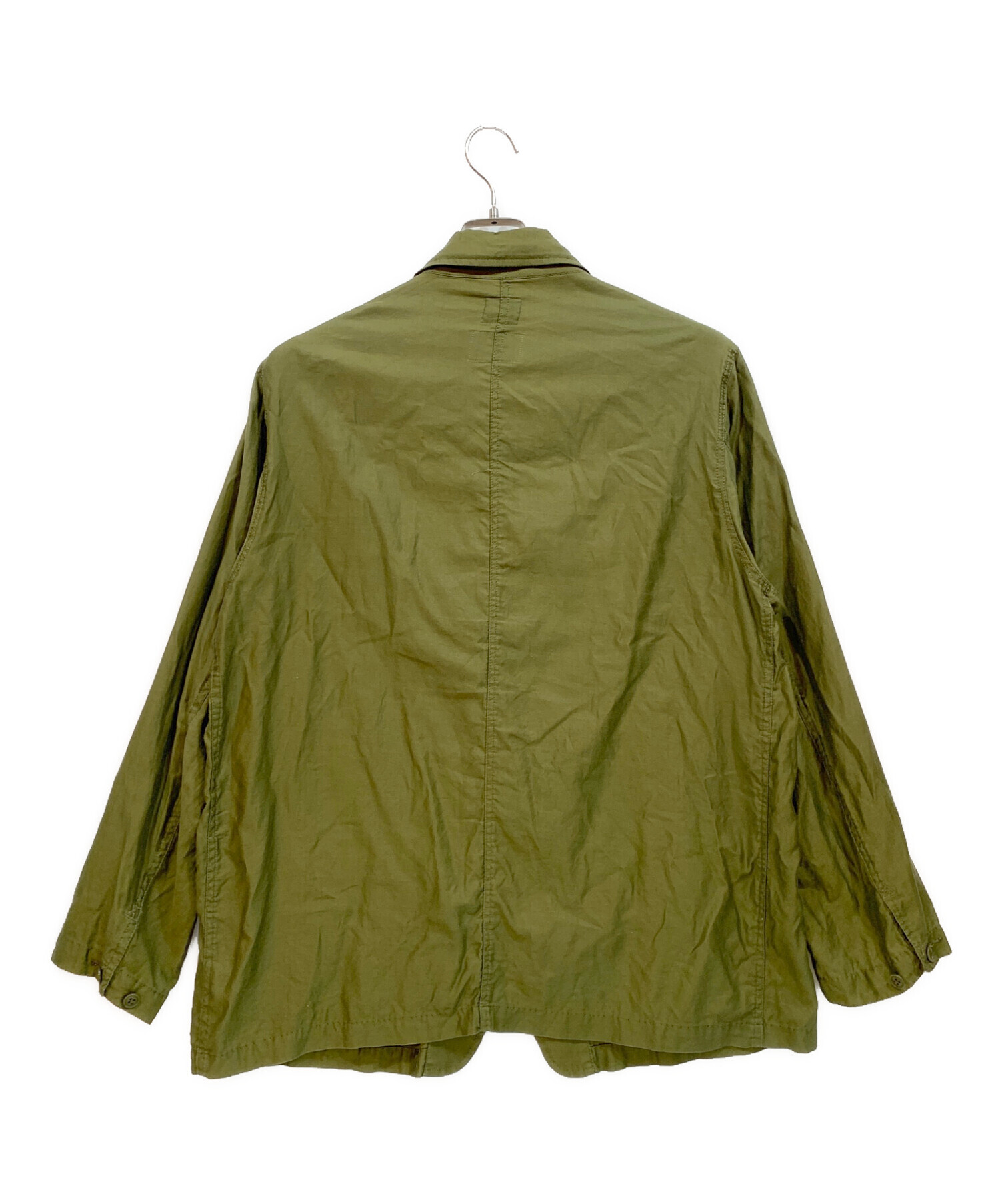 【yuji】needles beamsコラボ　オリーブグリーン L yuji様専用】needles beamsコラボ オリーブグリーン L - メルカリ