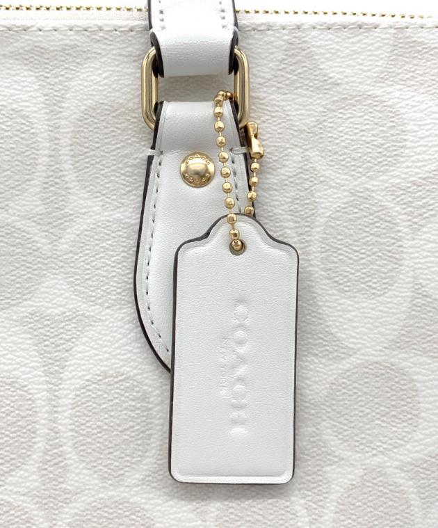 COACHコーチ ギャラリートートバック　チョーク（白色系）　未使用に近い 中古・古着通販】COACH (コーチ) ギャラリー トート ホワイト