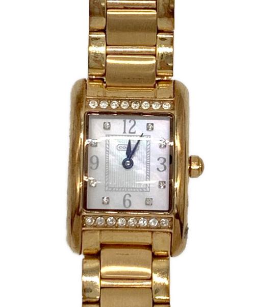 【未使用】COACH コーチ 腕時計 中古・古着通販】COACH (コーチ) 腕時計 ホワイト｜ブランド・古着通販