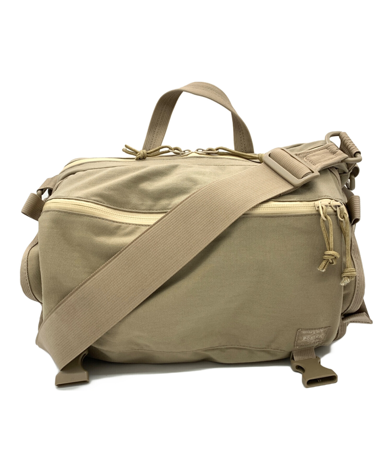 中古・古着通販】PORTER (ポーター) ショルダーバッグ カーキ 