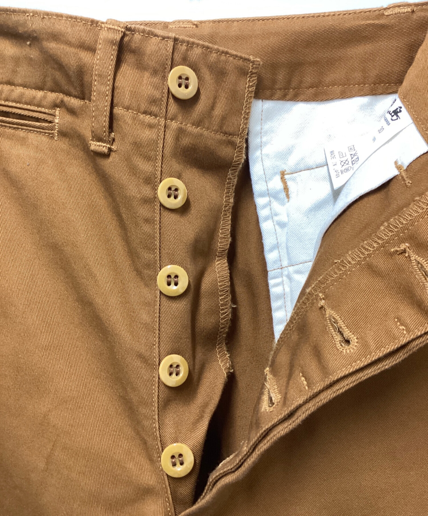 中古・古着通販】児島ジーンズ (コジマジーンズ) チノパン ブラウン