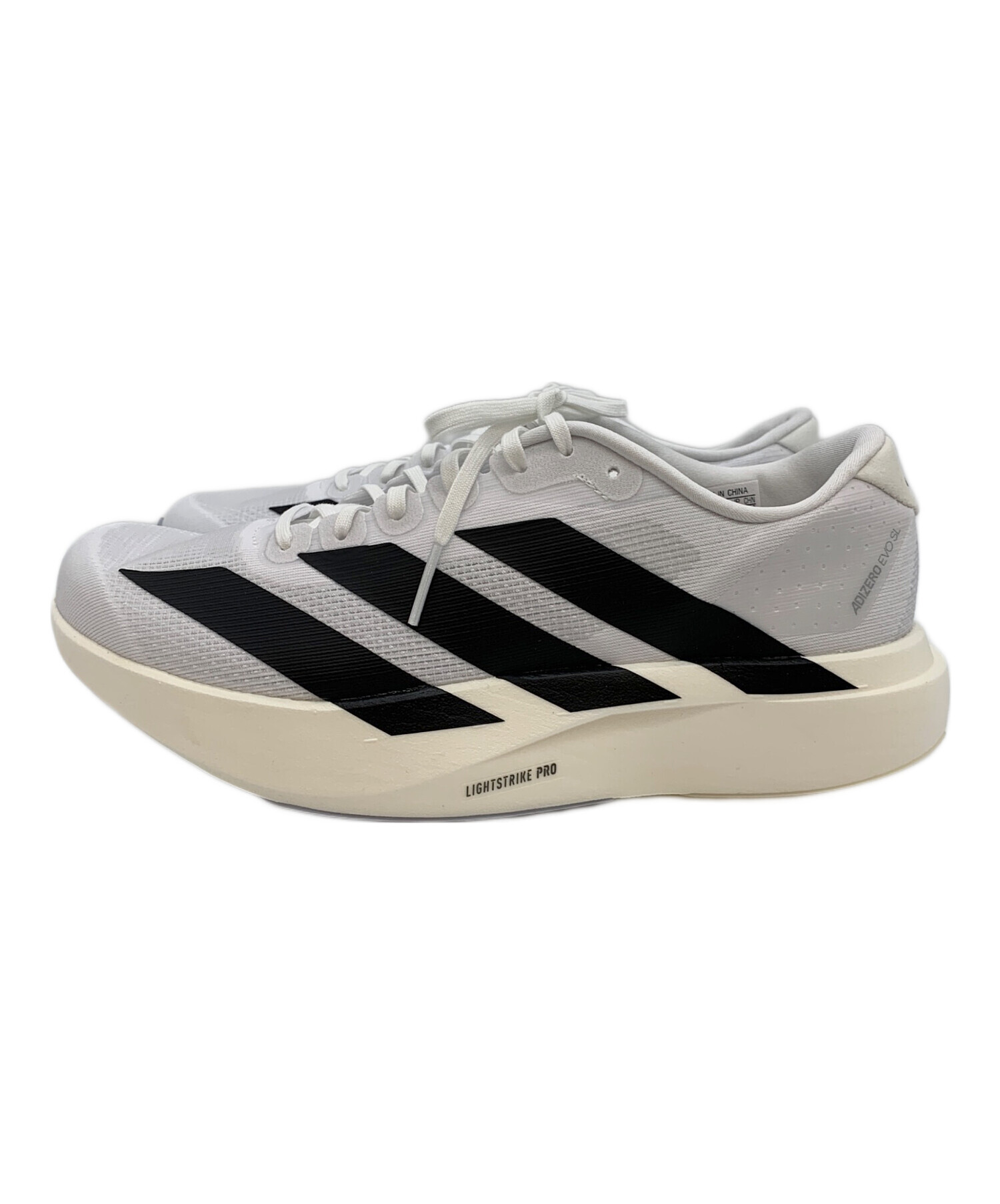 中古・古着通販】adidas (アディダス) adizero EVO SL ホワイト 中古・古着通販】adidas (アディダス) adizero EVO SL ホワイト