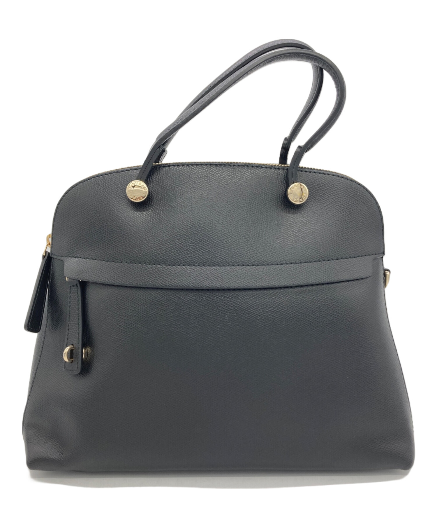 FURLA フルラ ソフィア グレーニー レザー 2way ショルダー ブラック 中古・古着通販】FURLA (フルラ) 2WAYショルダーバッグ ブラック