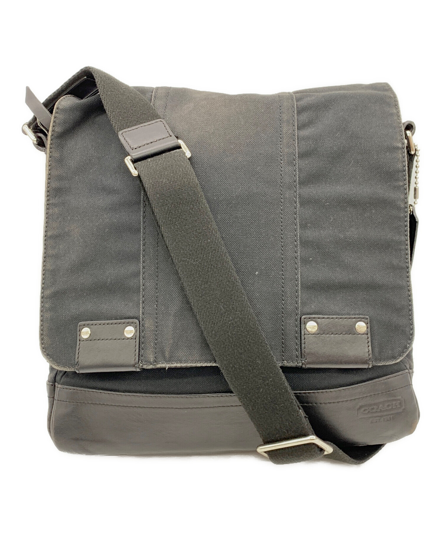中古・古着通販】COACH (コーチ) ショルダーバッグ ブラック｜ブランド