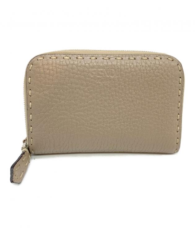 中古・古着通販】FENDI (フェンディ) コインケース ベージュ｜ブランド 