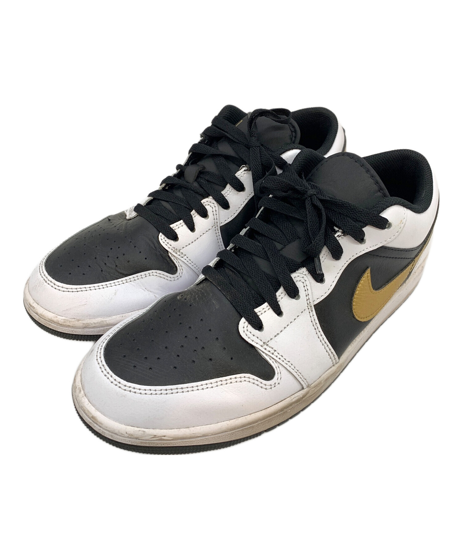 中古・古着通販】NIKE (ナイキ) AIR JORDAN 1 LOW ホワイト×ブラック 