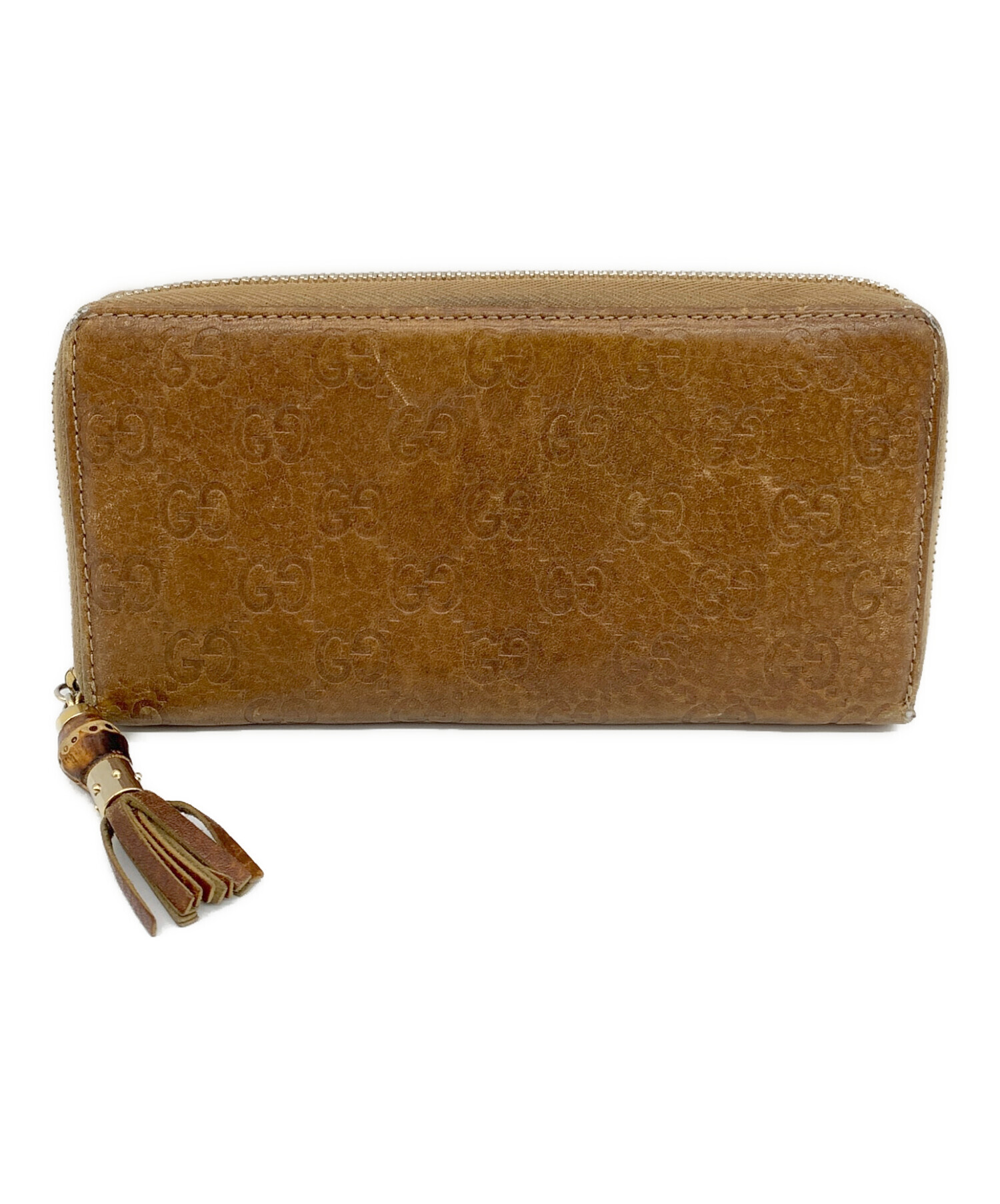 GUCCI ブラウンレザー 長財布 GUCCI ブラウンレザー長財布 【公式通販】