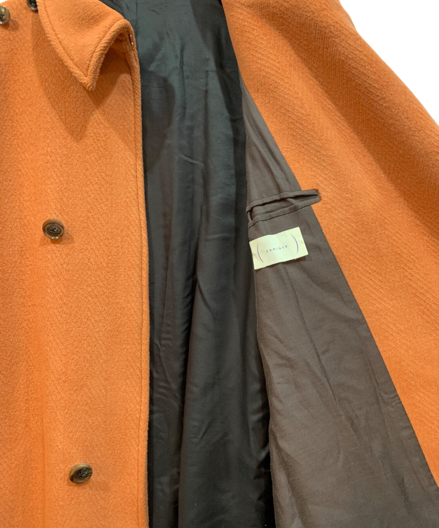 中古・古着通販】CANTATE (カンタータ) Aviator Coat オレンジ サイズ