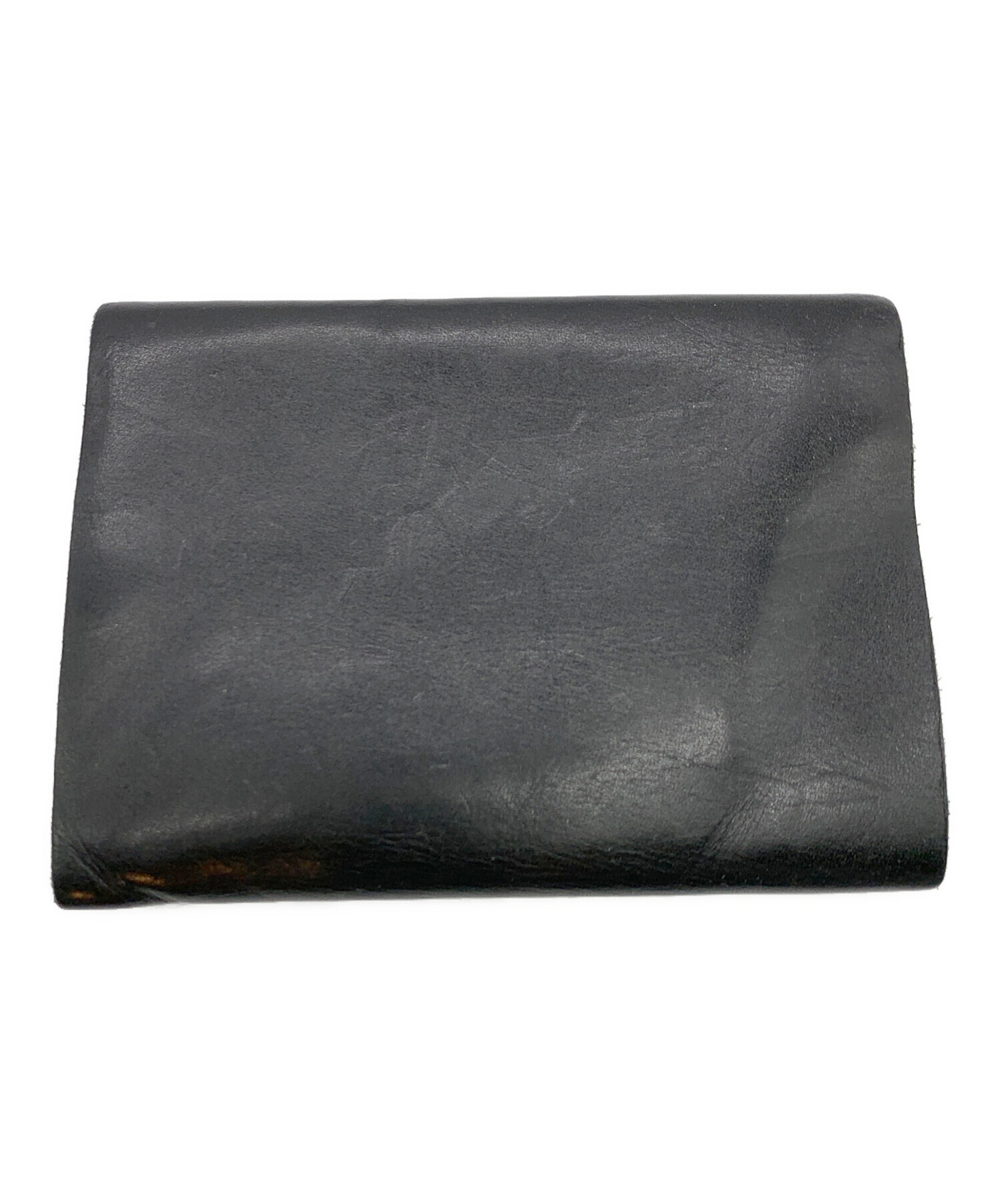 中古・古着通販】所作 shosa (ショサ) 3つ折り財布 ブラック｜ブランド