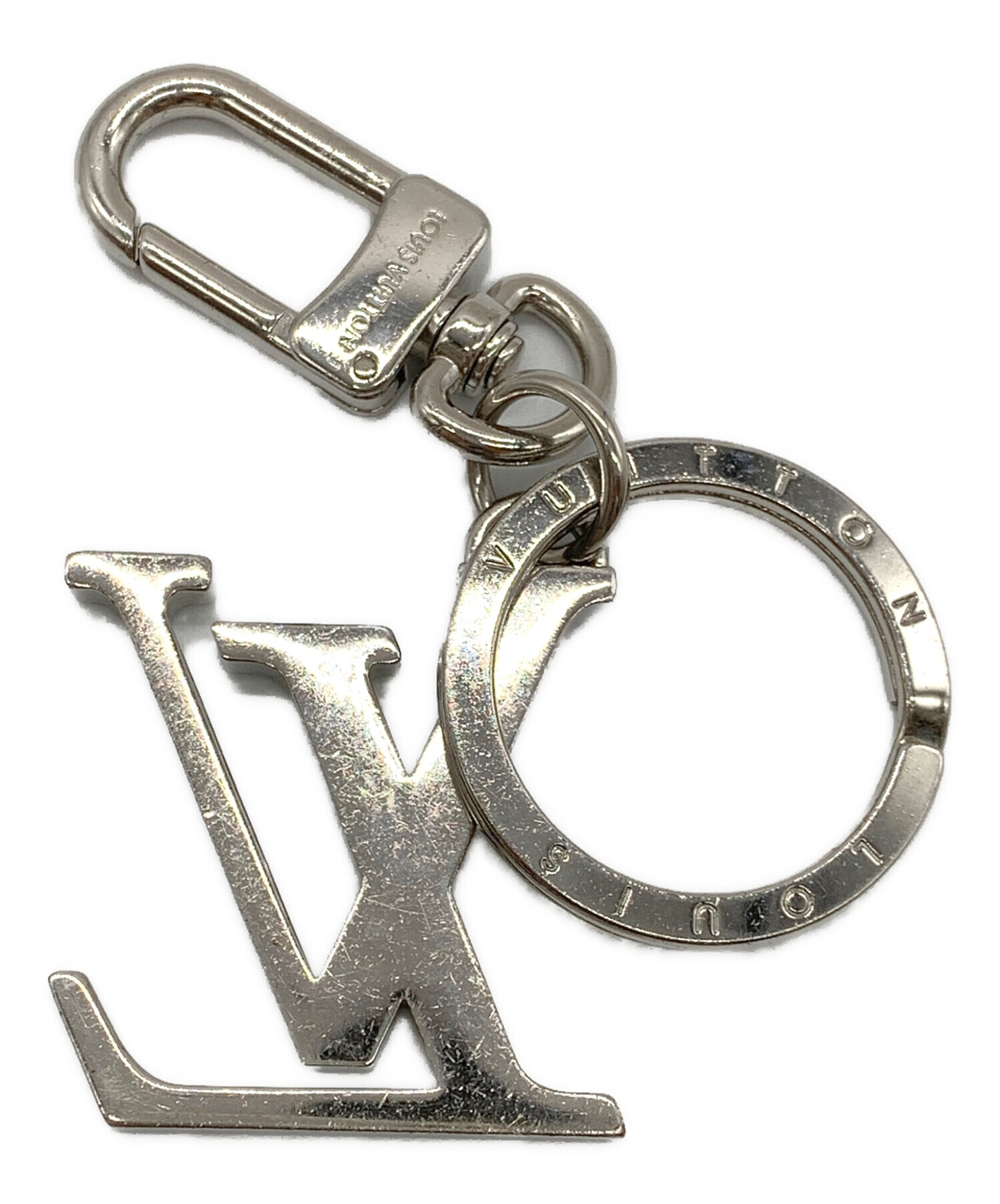 中古・古着通販】LOUIS VUITTON (ルイ ヴィトン) ポルトクレLVインレイ 
