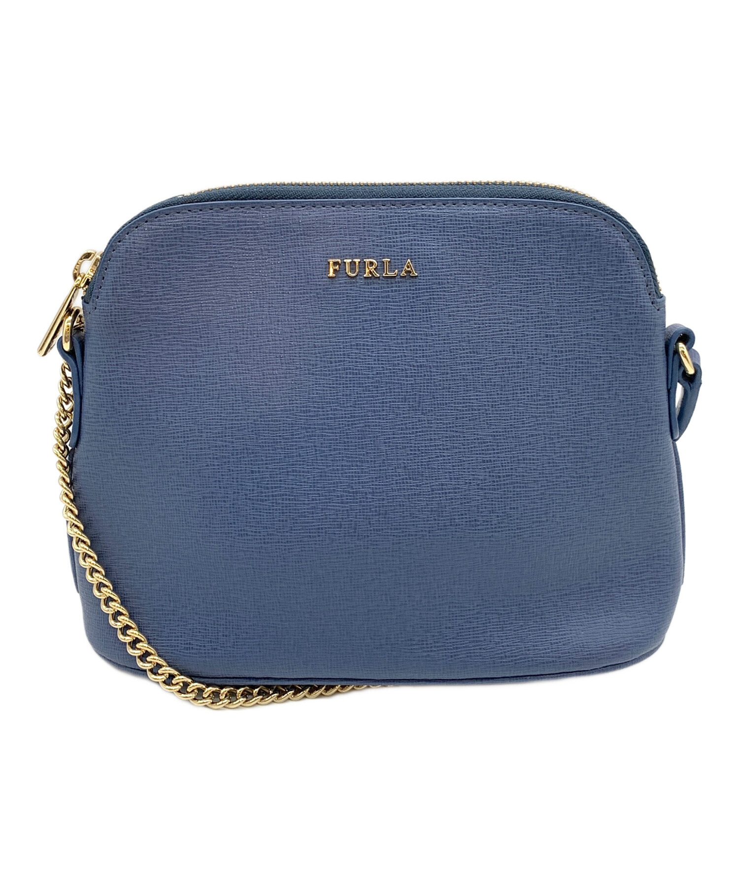 中古・古着通販】FURLA (フルラ) ショルダーバッグ ブルー｜ブランド 