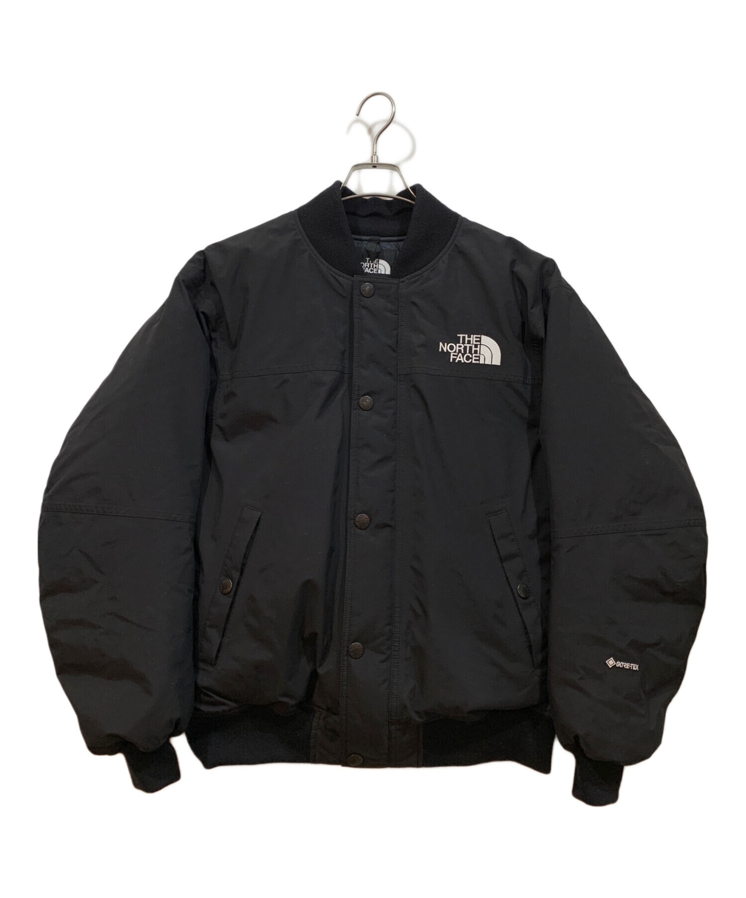 ノースフェイス ダウンスタジアムジャケット 黒 中古・古着通販】THE NORTH FACE (ザ ノース フェイス) ダウン