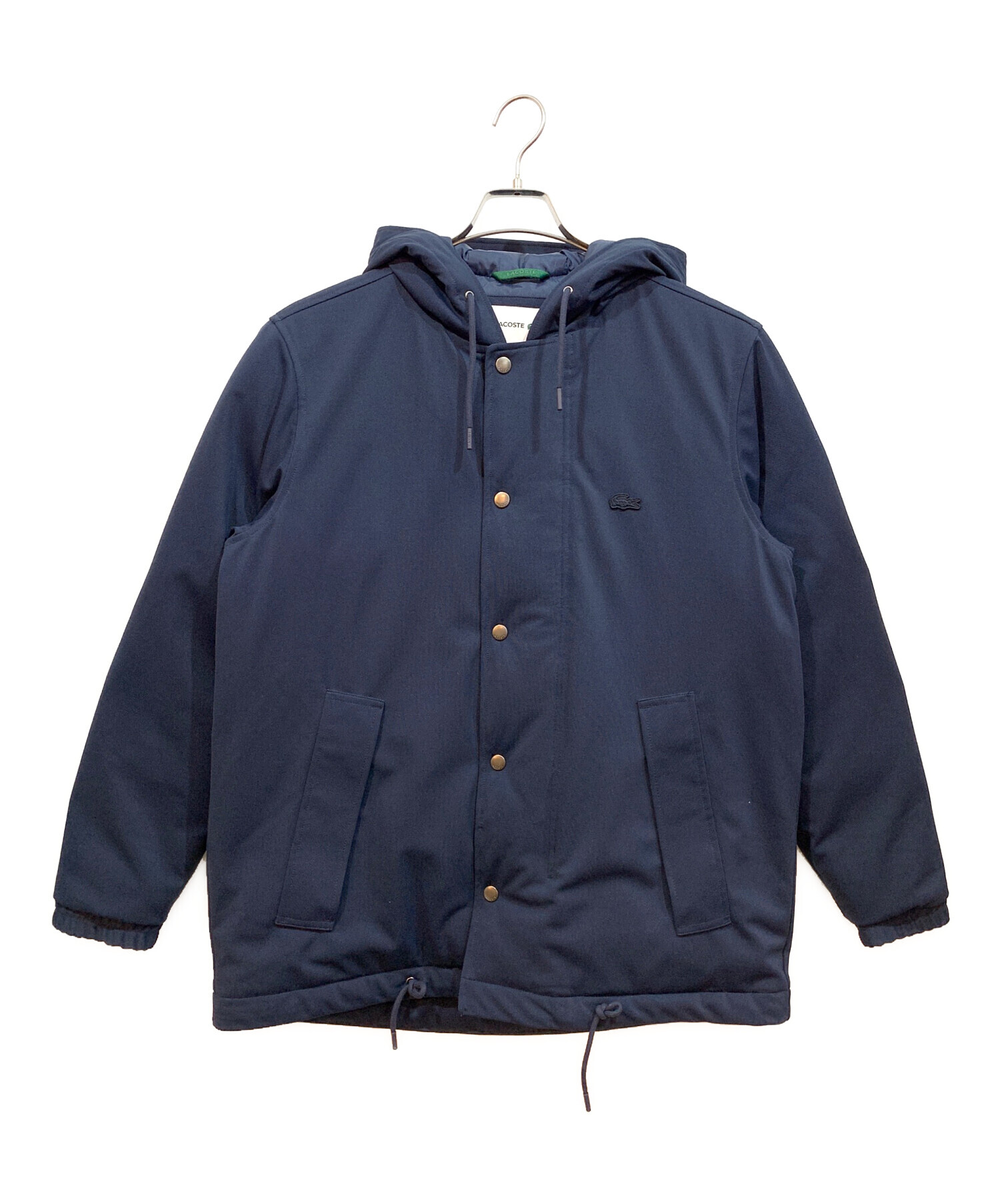 中古・古着通販】LACOSTE (ラコステ) ダウンジャケット ネイビー 