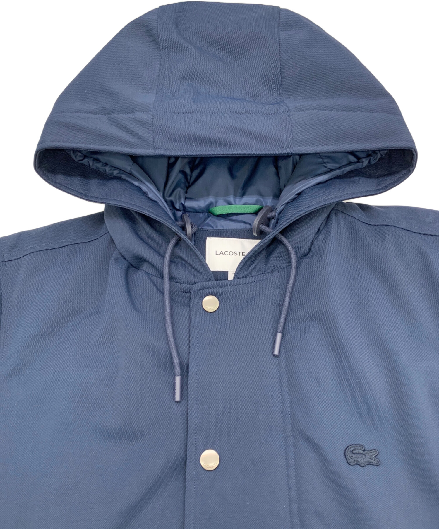 中古・古着通販】LACOSTE (ラコステ) ダウンジャケット ネイビー 