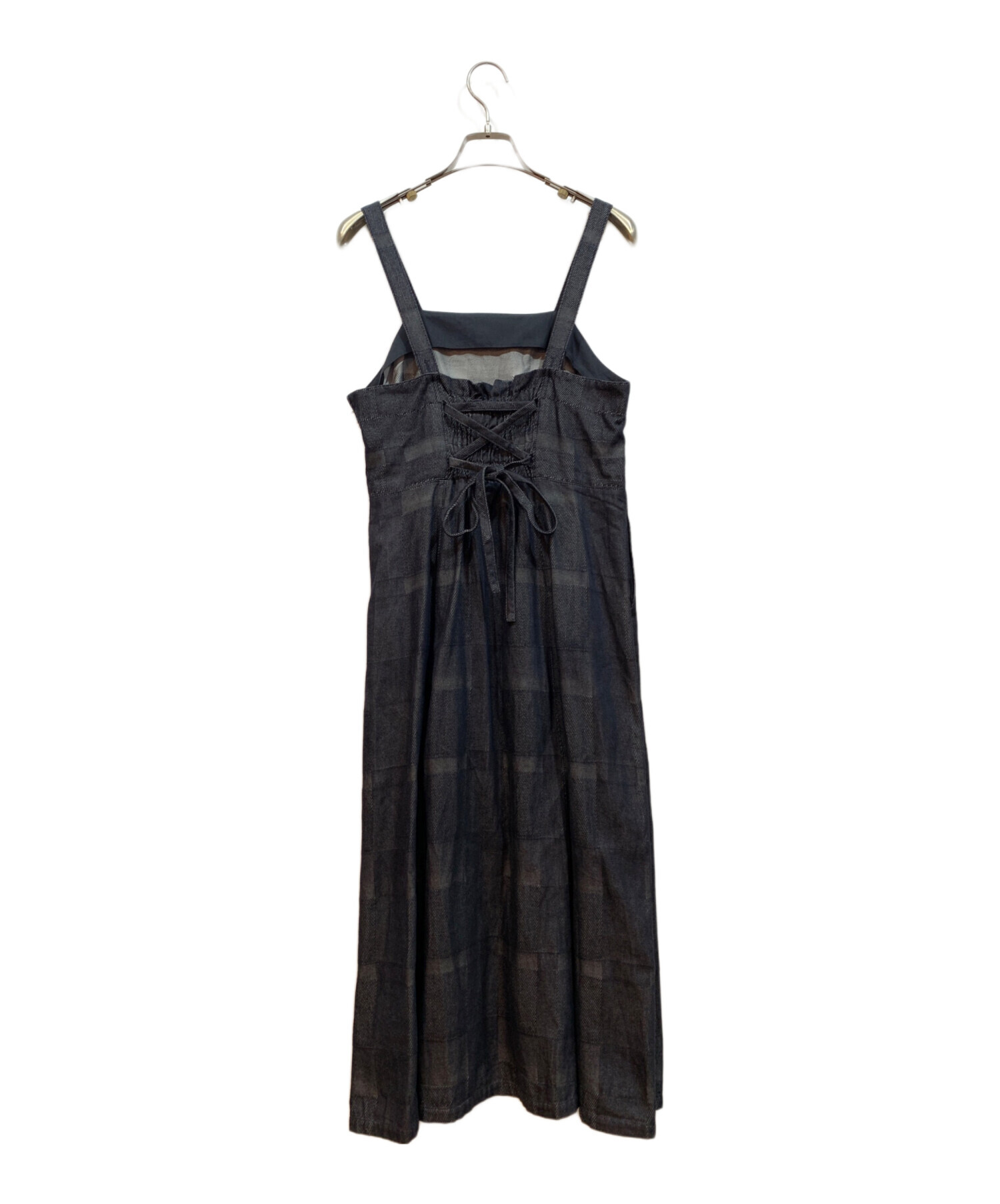 ブルーレーベルクレストブリッジ　ファンクションツイルドレス　キャミワンピ　36 BLUE LABEL CRESTBRIDGE(ブルーレーベルクレストブリッジ) / キャミ
