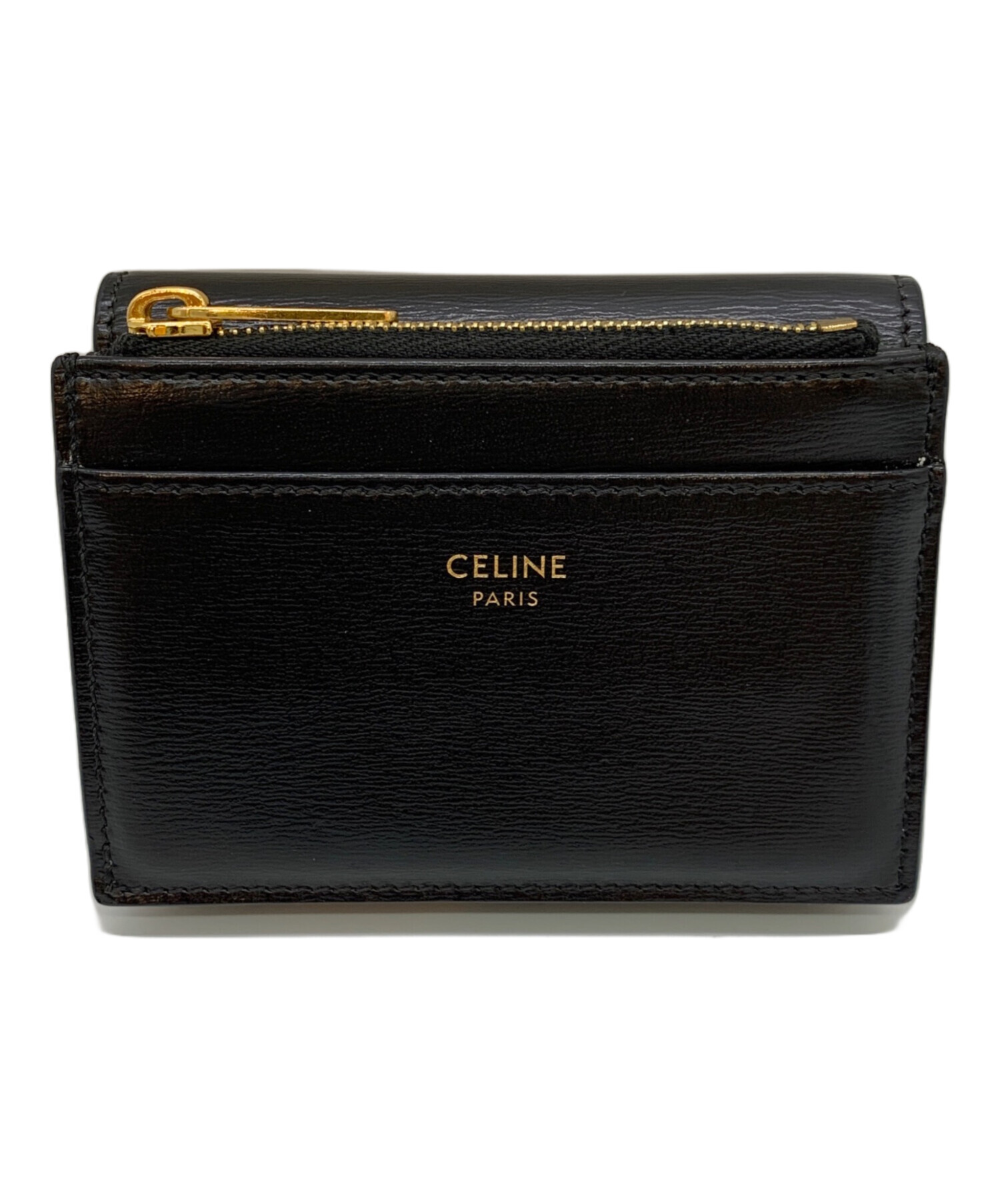 CELINE セリーヌ 財布・ケース - 黒 【古着】【中古】 中古・古着通販】CELINE (セリーヌ) フラグメントケース ジップ付き