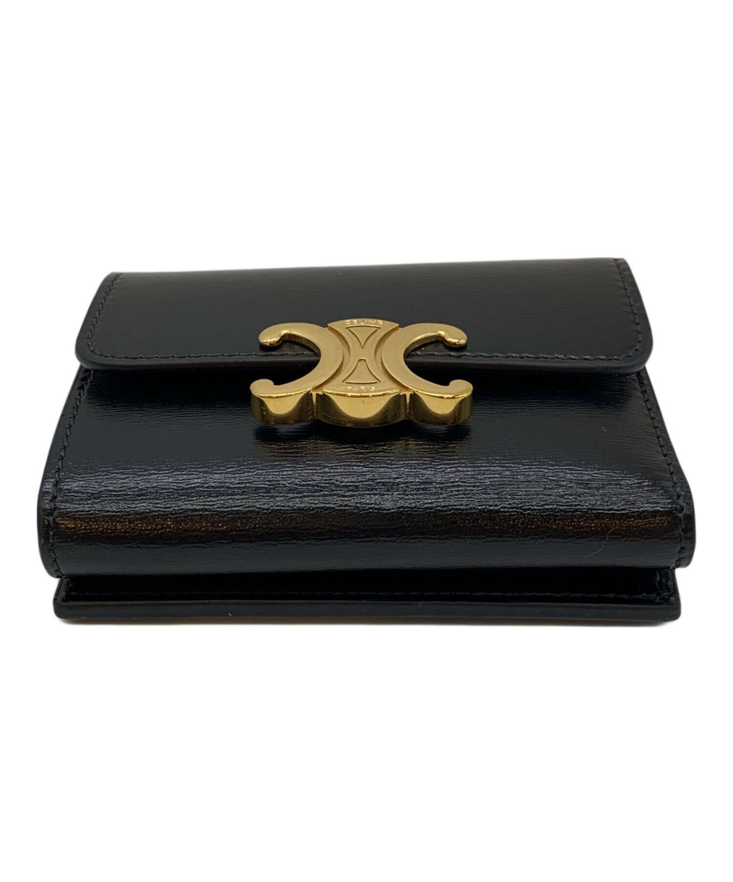 CELINE セリーヌ 財布・ケース - 黒 【古着】【中古】 中古・古着通販】CELINE (セリーヌ) フラグメントケース ジップ付き