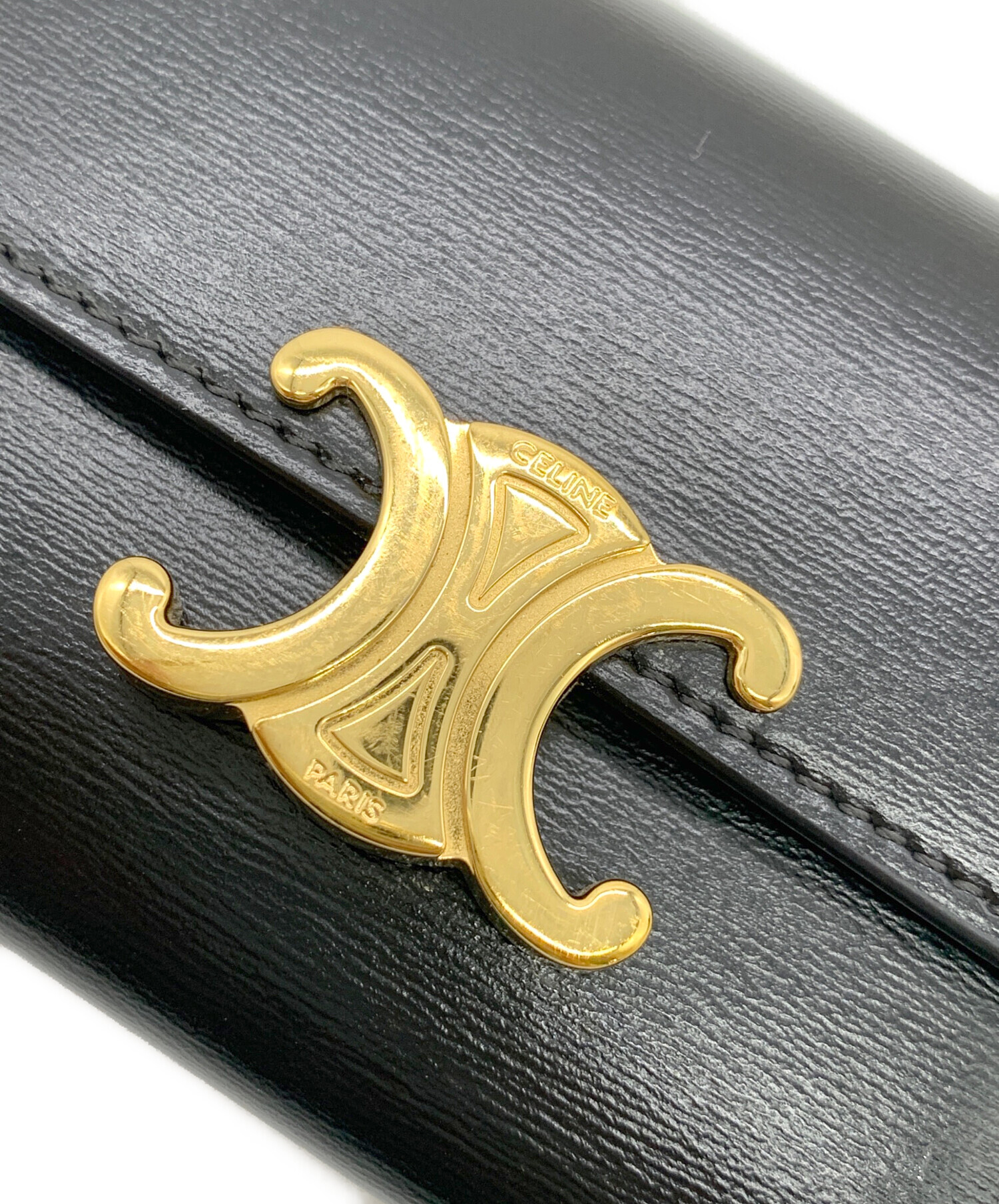 中古・古着通販】CELINE (セリーヌ) コイン入れ付コンパクトウォレット