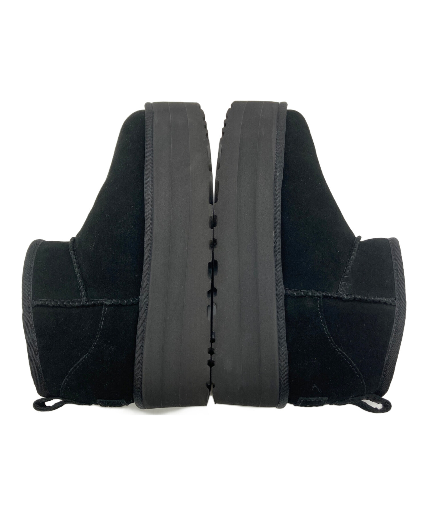 中古・古着通販】UGG (アグ) ムートンブーツ ブラック サイズ 中古・古着通販】UGG (アグ) ムートンブーツ ブラック サイズ