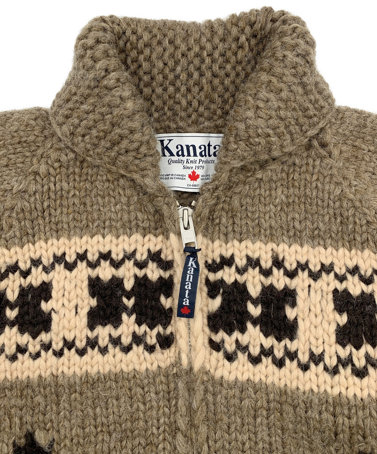kanata カナタ カウチン セーター L-XL程度 カナダ製 旧タグ 中古・古着通販】KANATA (カナタ) カウチンニット 42 サイズ:42
