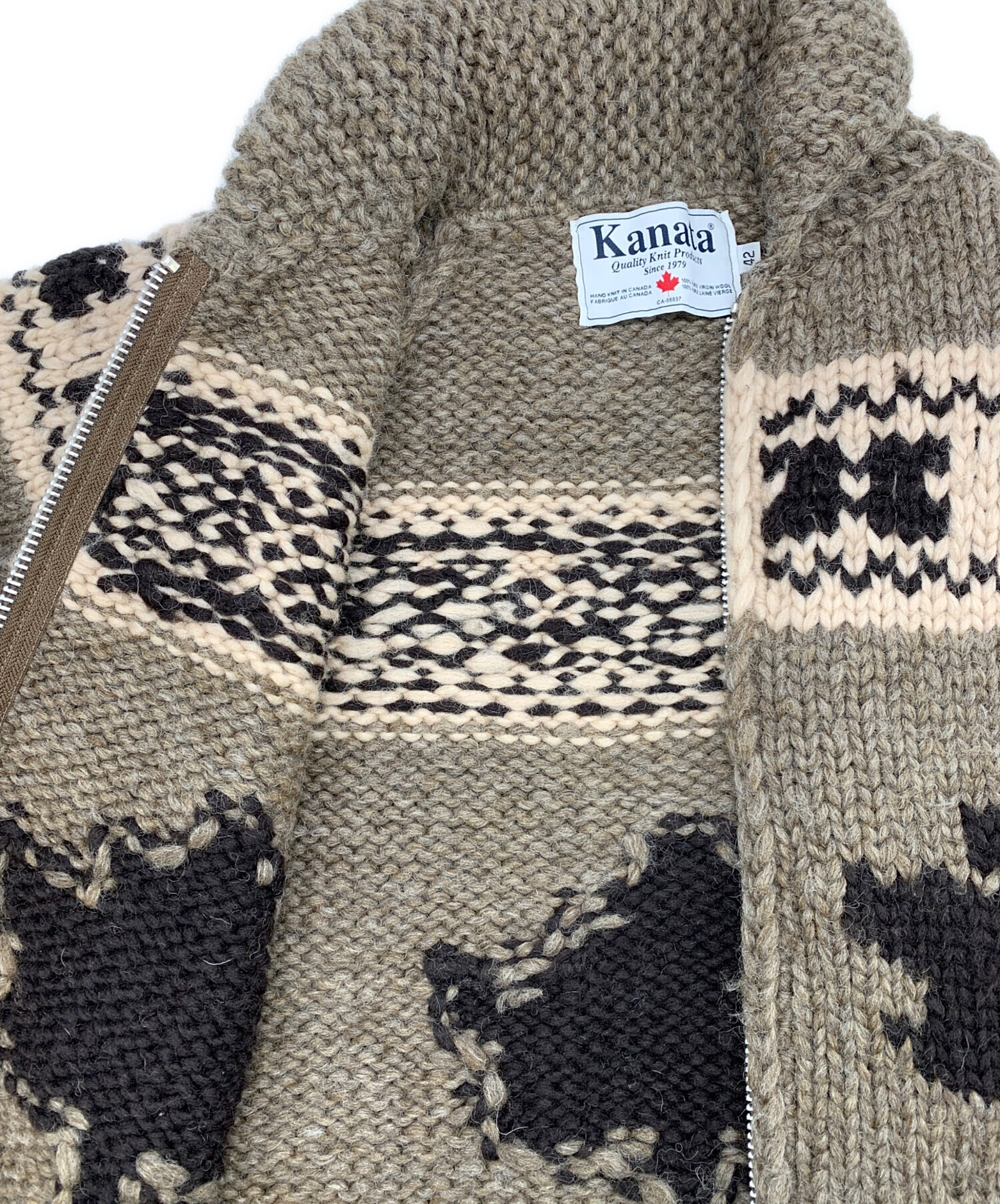 中古・古着通販】KANATA (カナタ) カウチンニット 42 サイズ:42