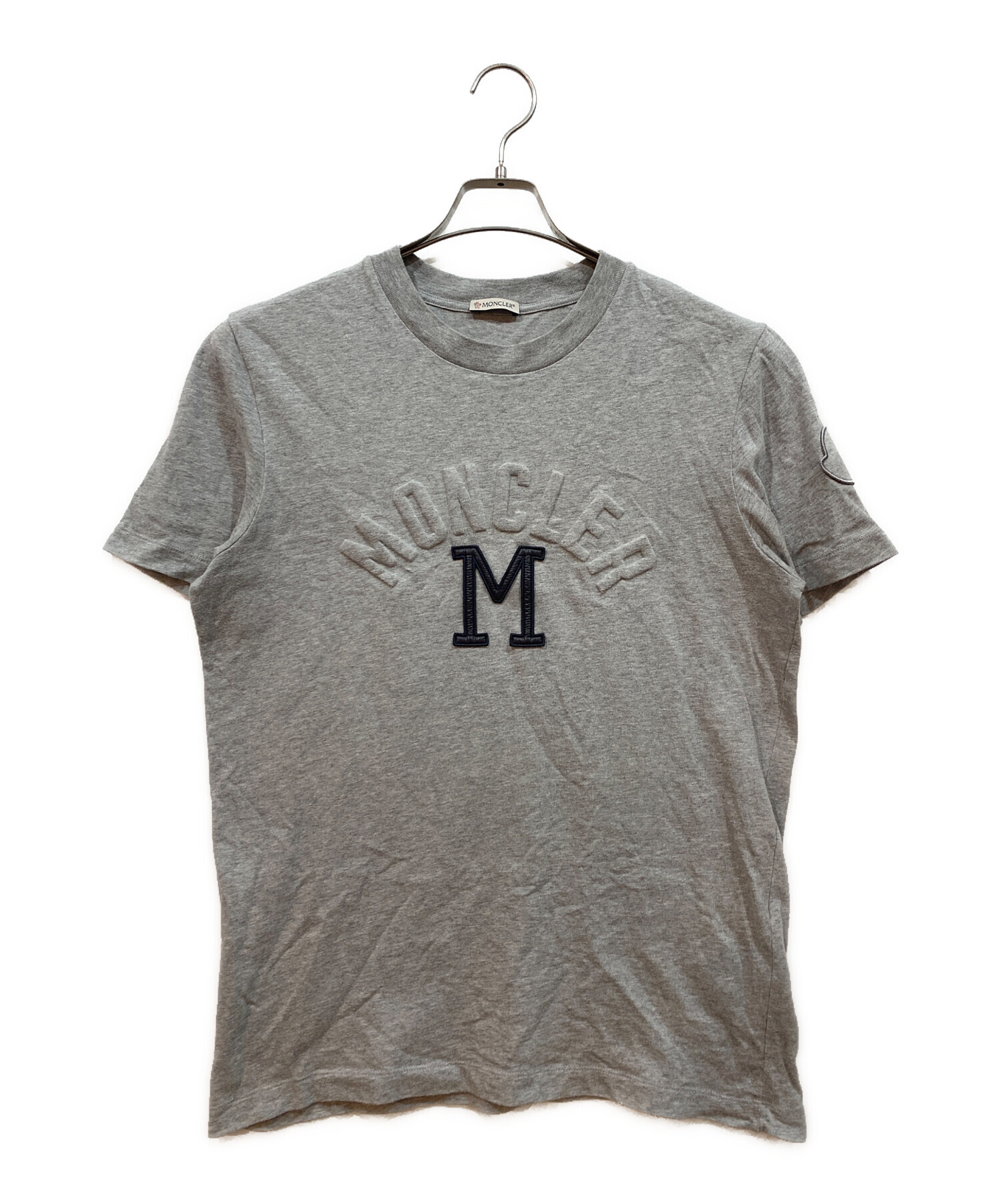 MONCLER グレー Tシャツ 未使用 M レアモデル】MONCLER モンクレール