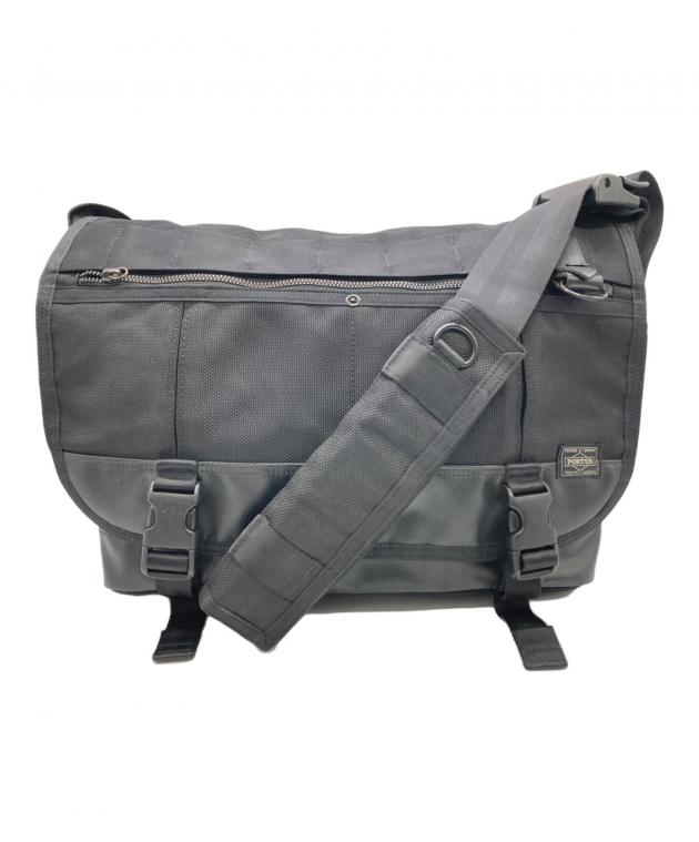 中古・古着通販】PORTER (ポーター) メッセンジャーバッグ ブラック
