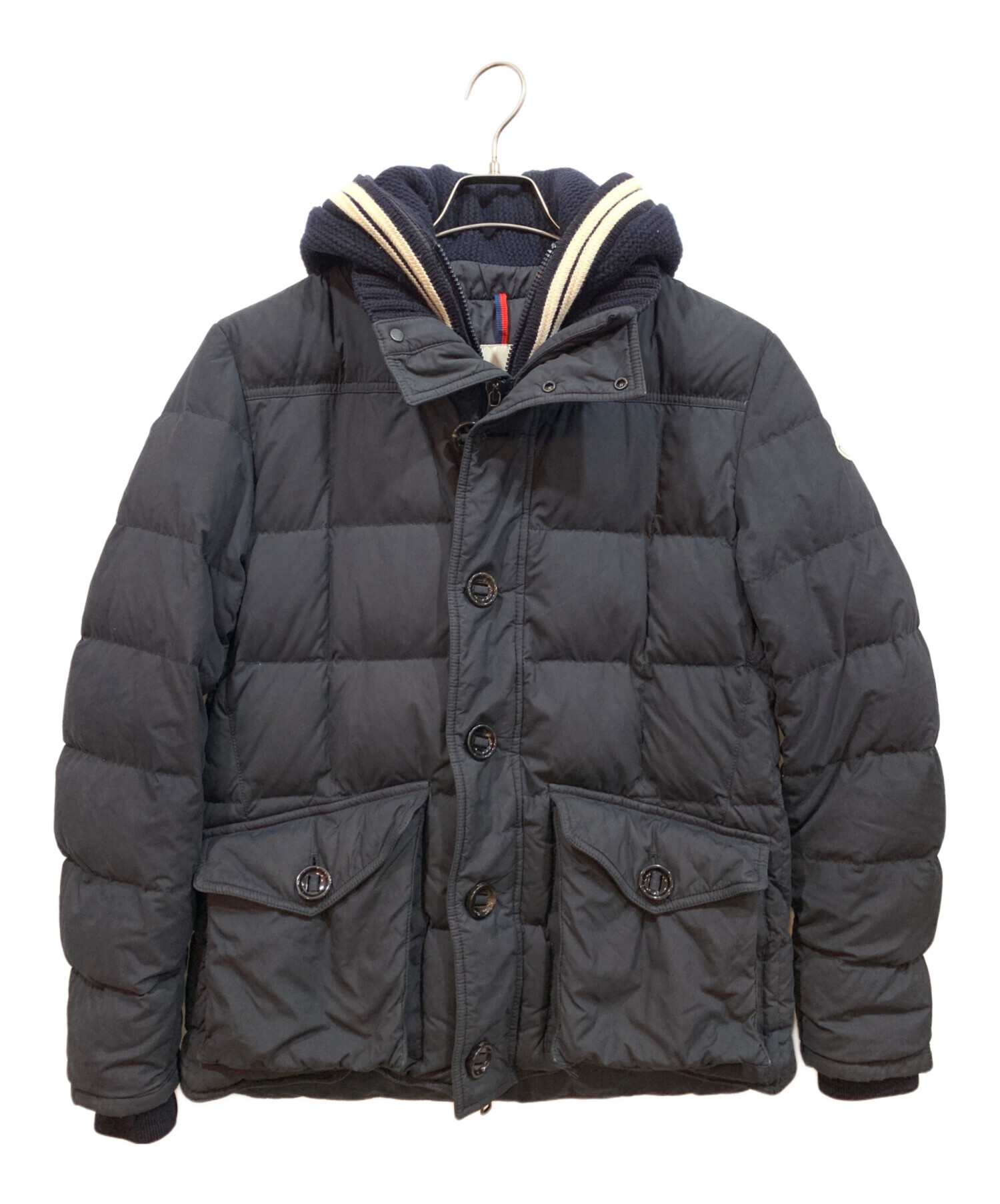 中古・古着通販】MONCLER (モンクレール) ダウンジャケット ネイビー 